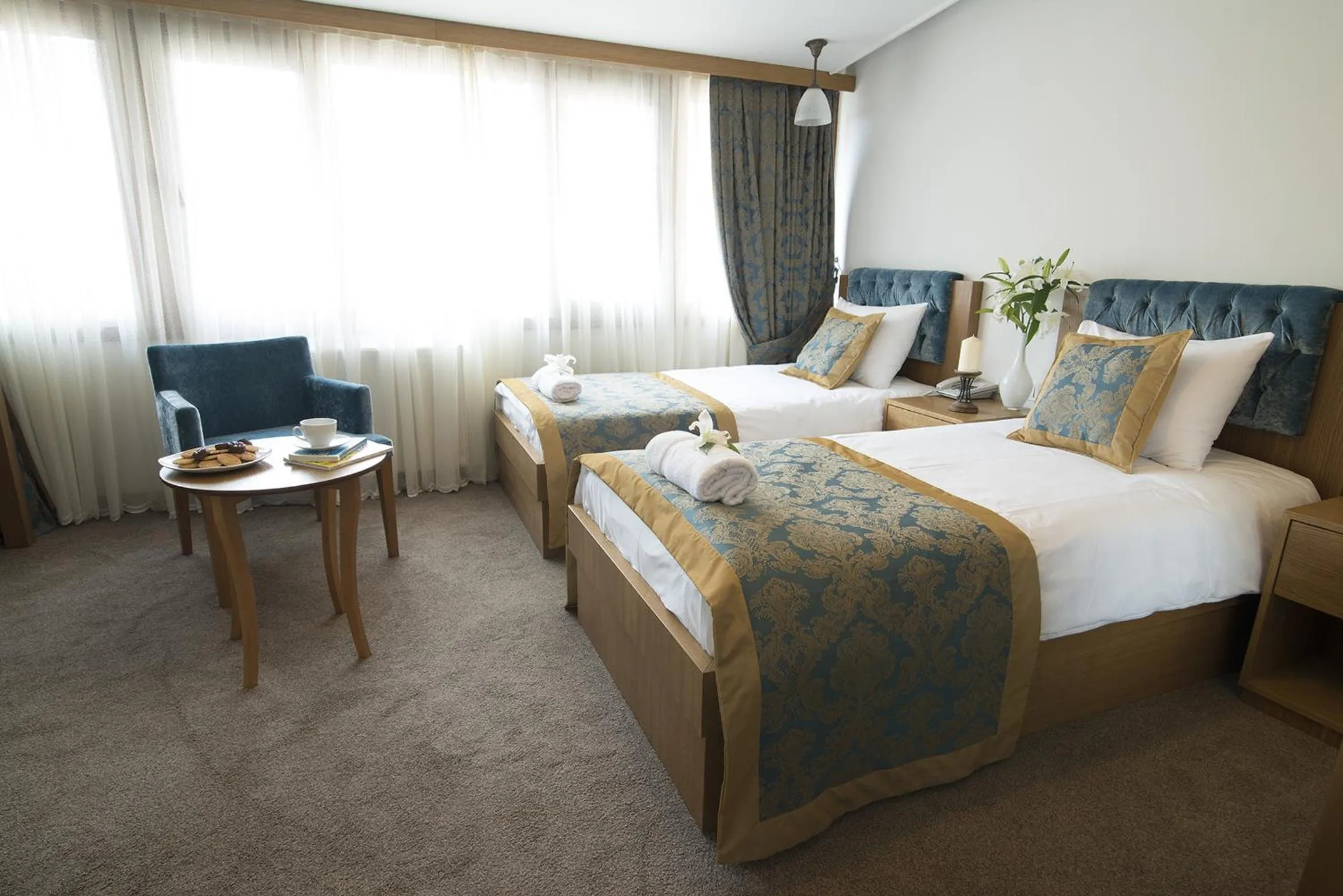 Bed in Cumbali Luxury Boutique Hotel