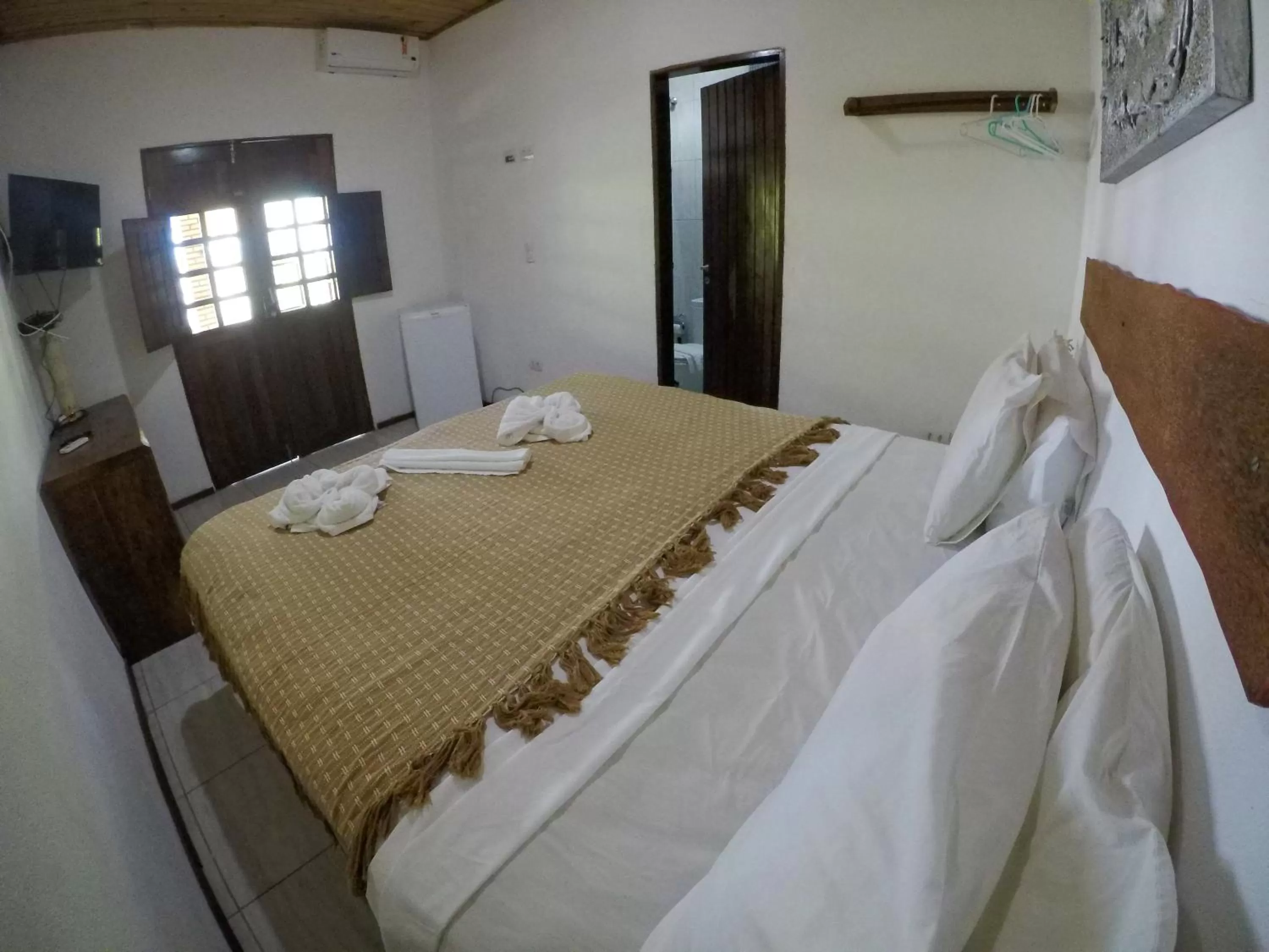 Bed in Pousada e Restaurante Encanto das Águas