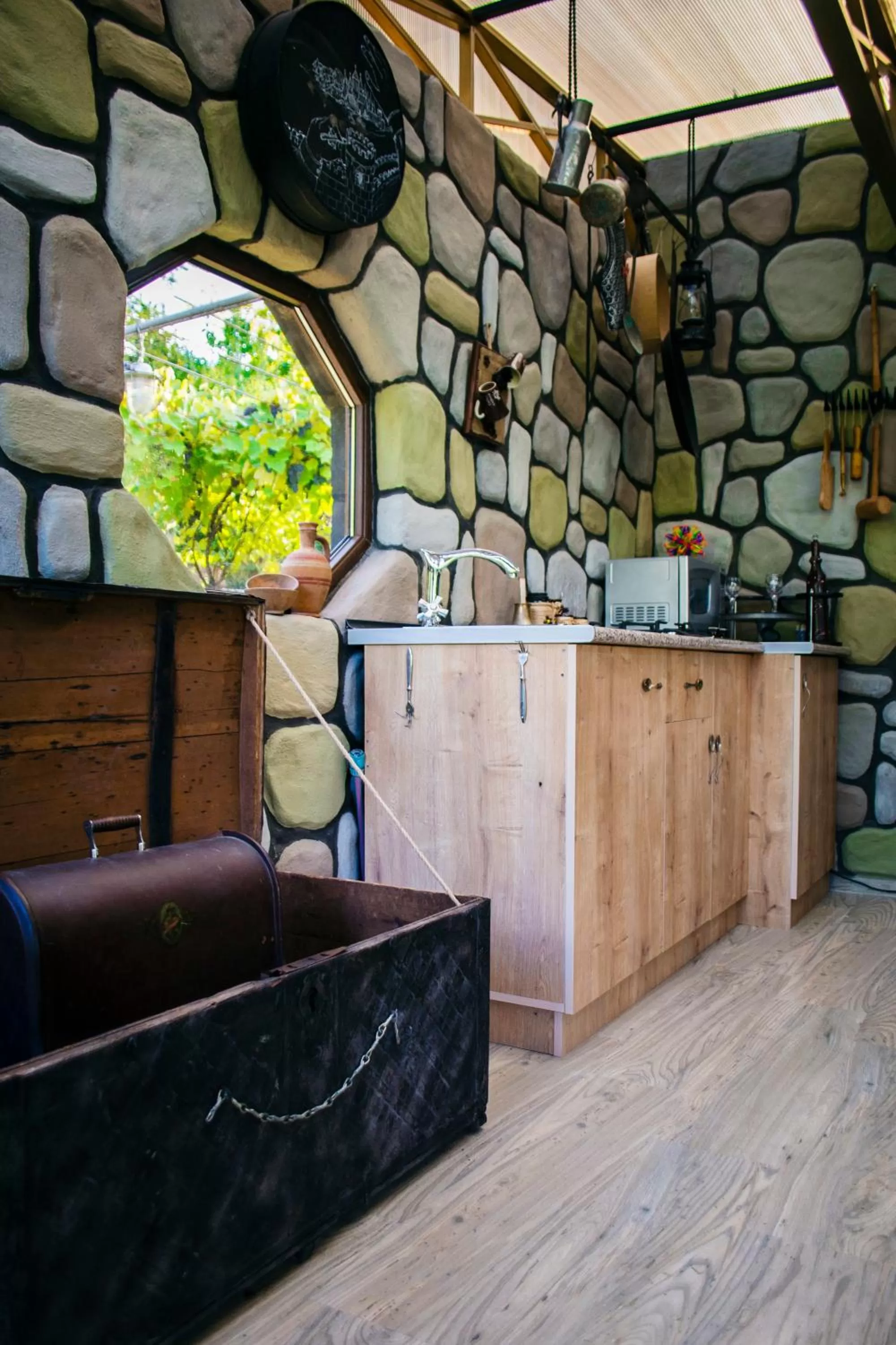 Kitchen or kitchenette, Kitchen/Kitchenette in Qilimcha's Guesthouse