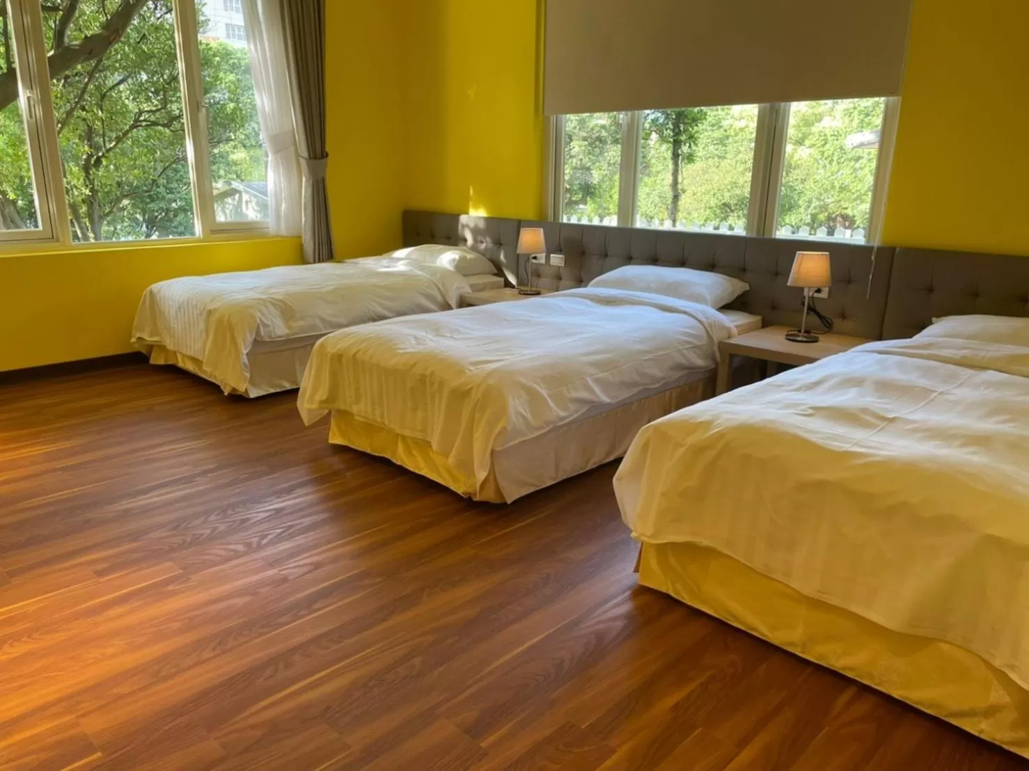 Bed in American Village Resort