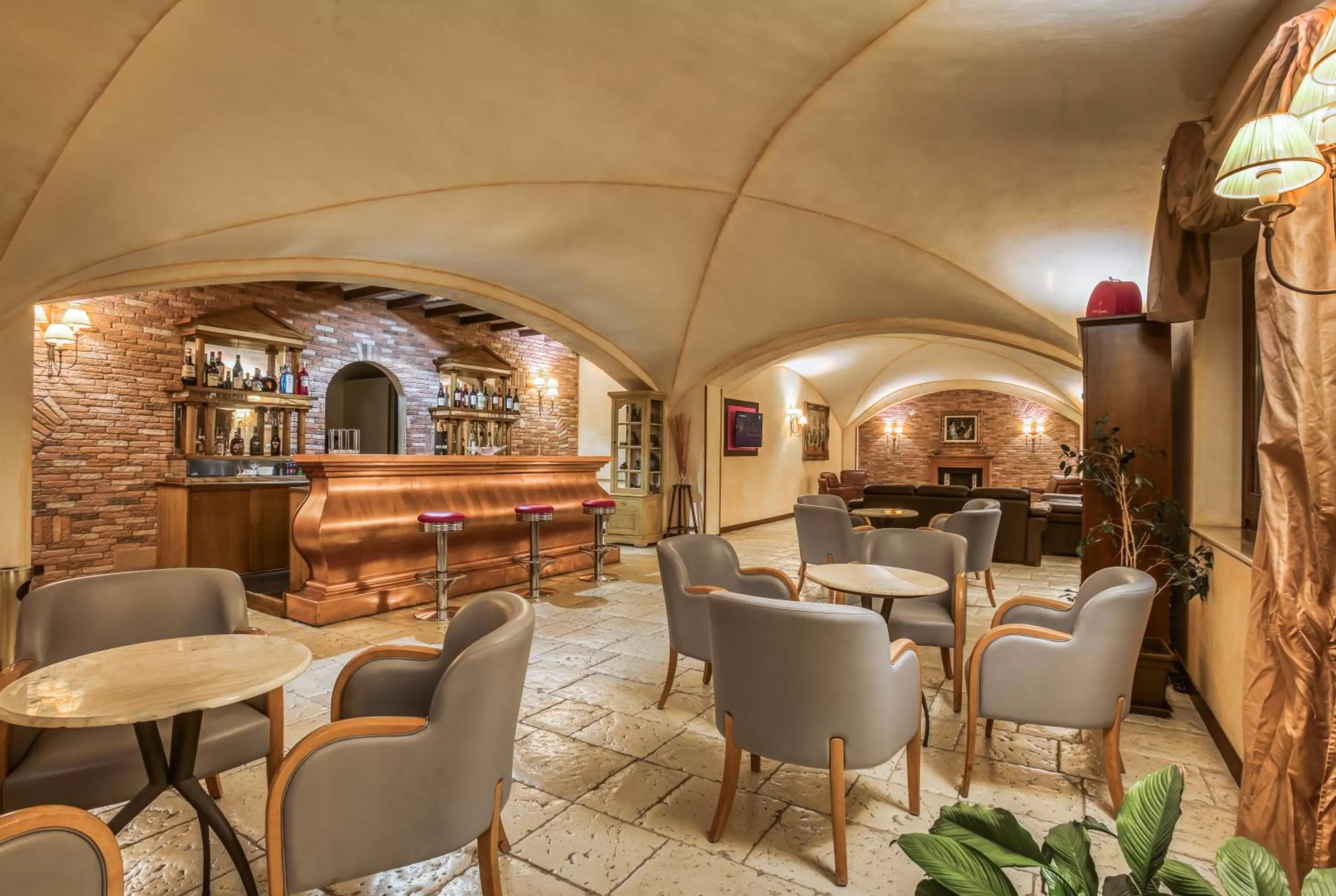 Communal lounge/ TV room in Hotel San Giorgio