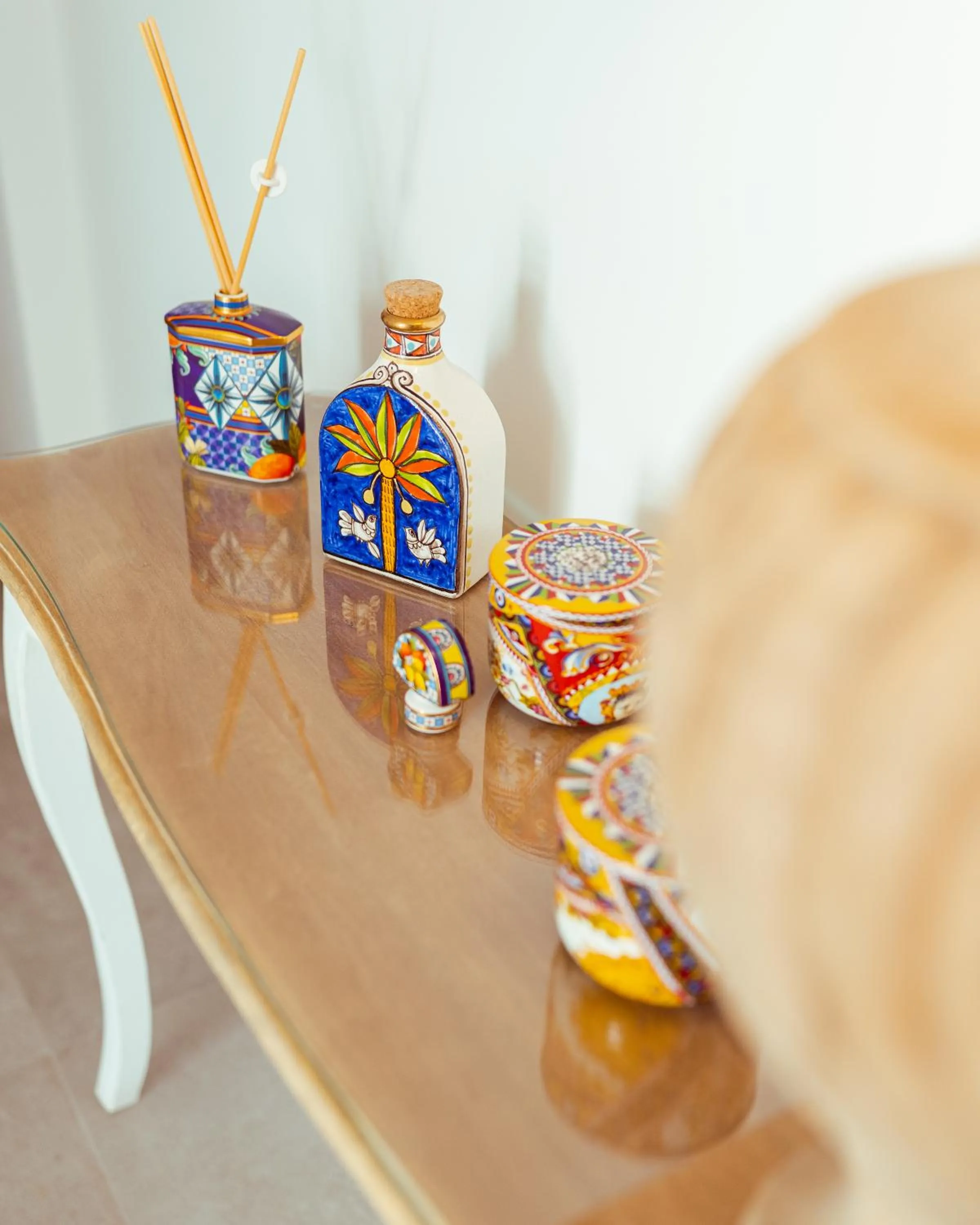 Decorative detail in Domus Maris Relais Boutique Hotel