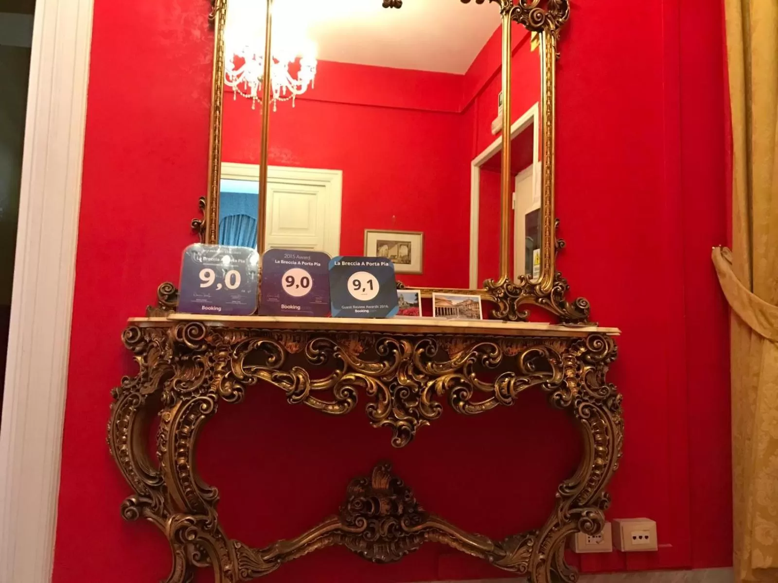 Lobby or reception in La Breccia A Porta Pia