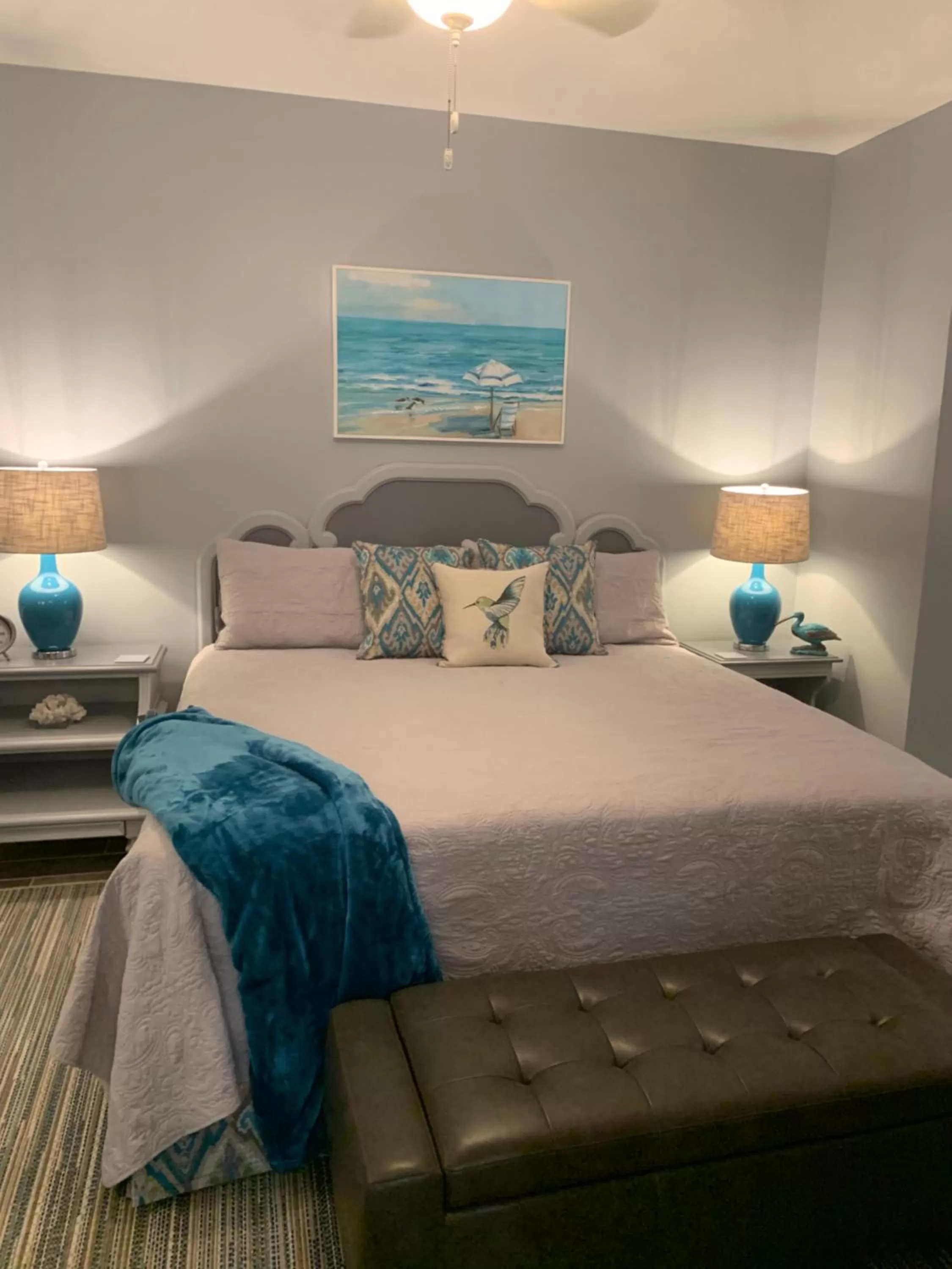 Bed in Caroline's Bed and Breakfast