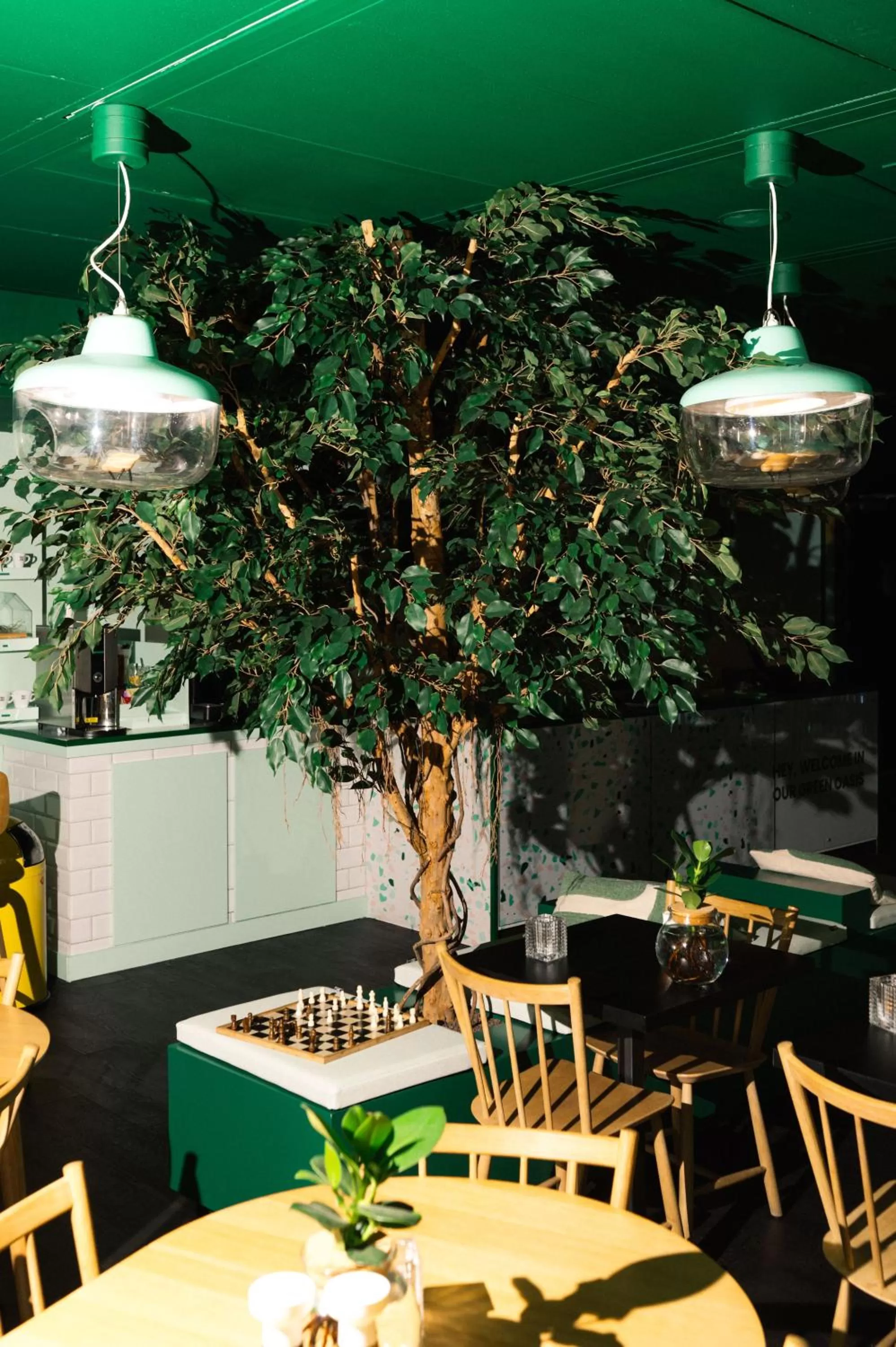 Seating area in Qbic Amsterdam WTC