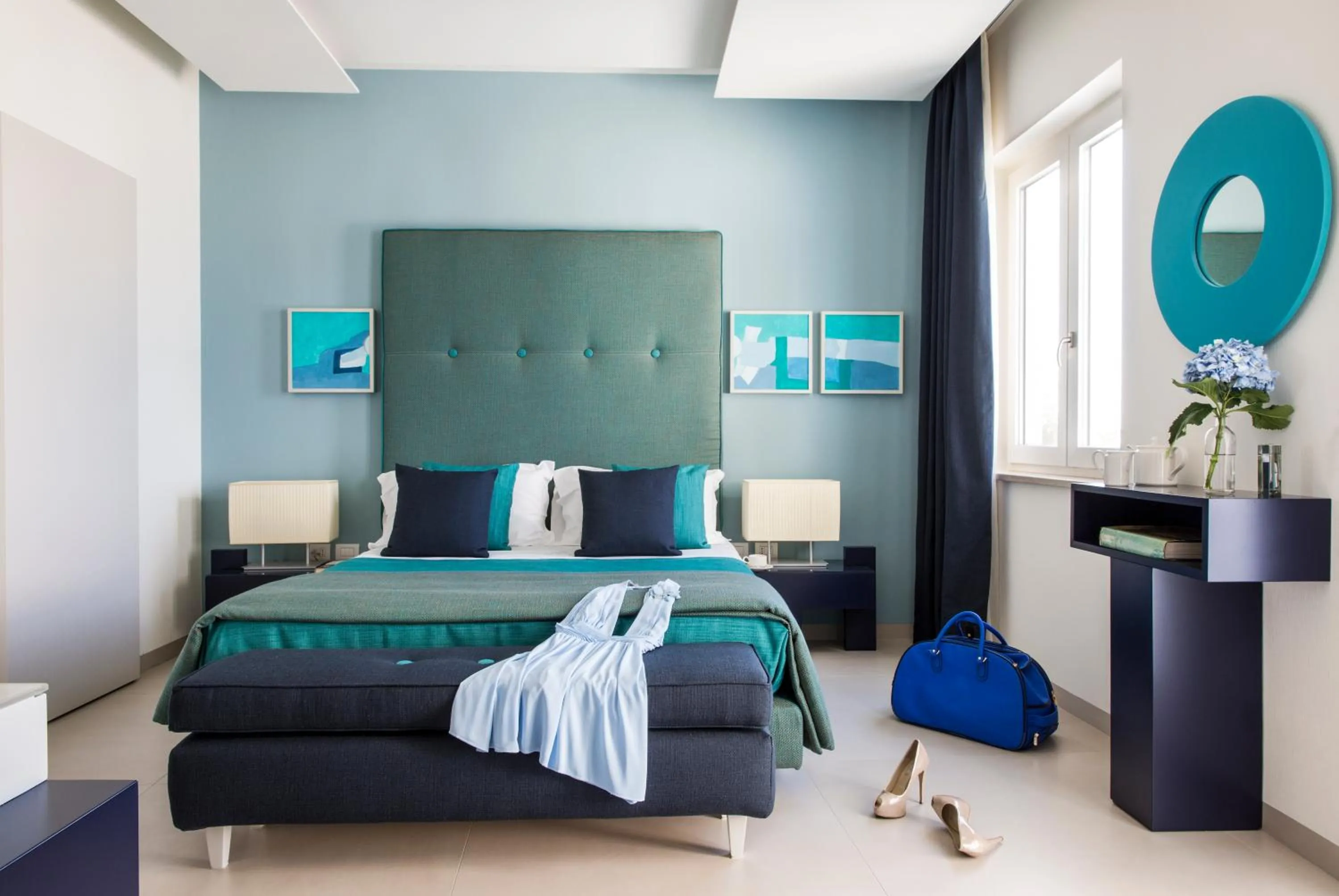 Bed in Villa Gervasio Rooms