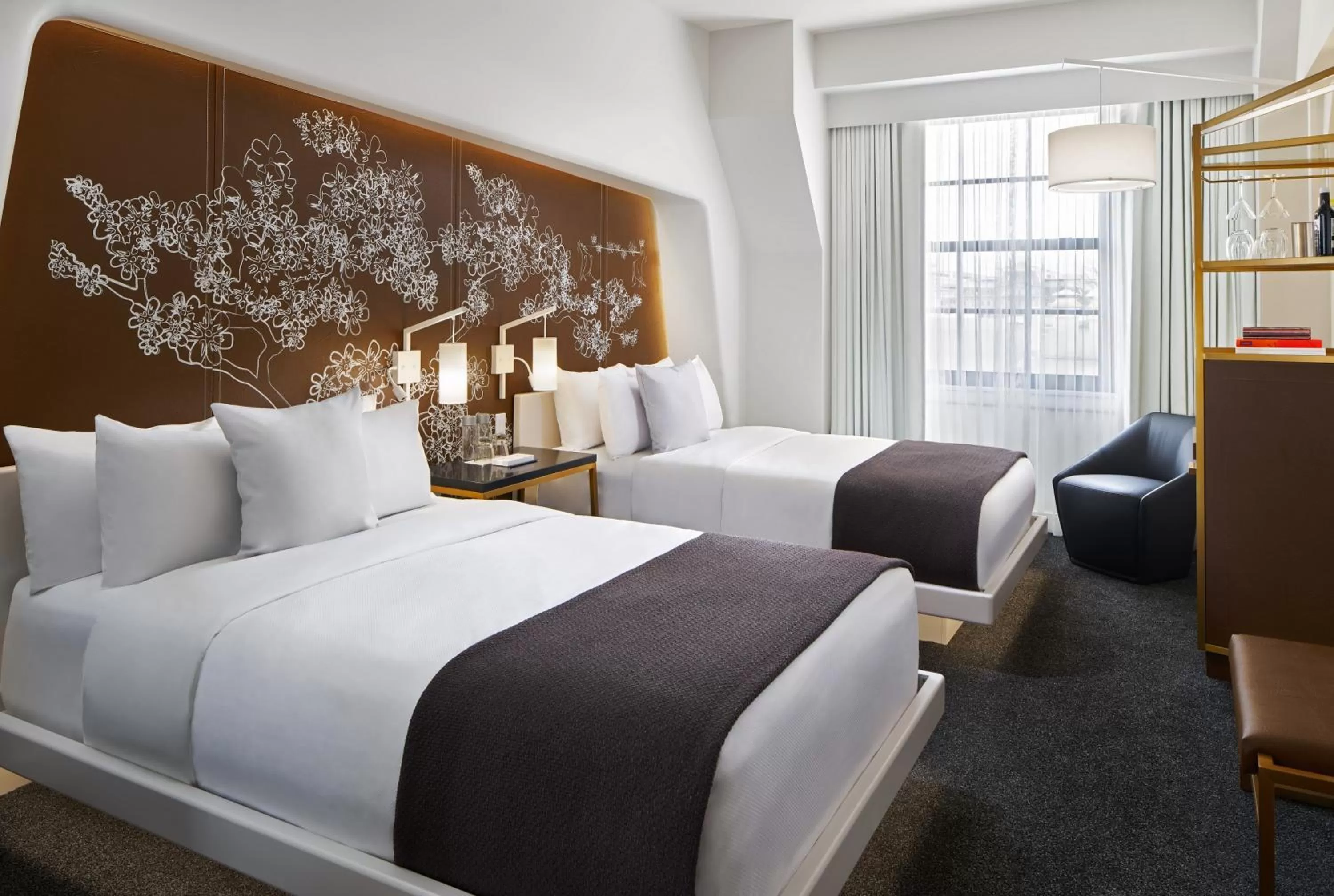 Bed in Hotel Washington