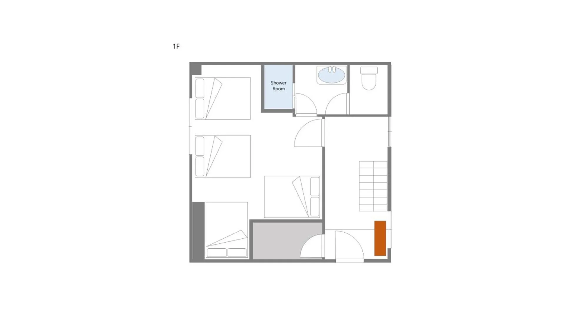 Floor plan in Expected Inn