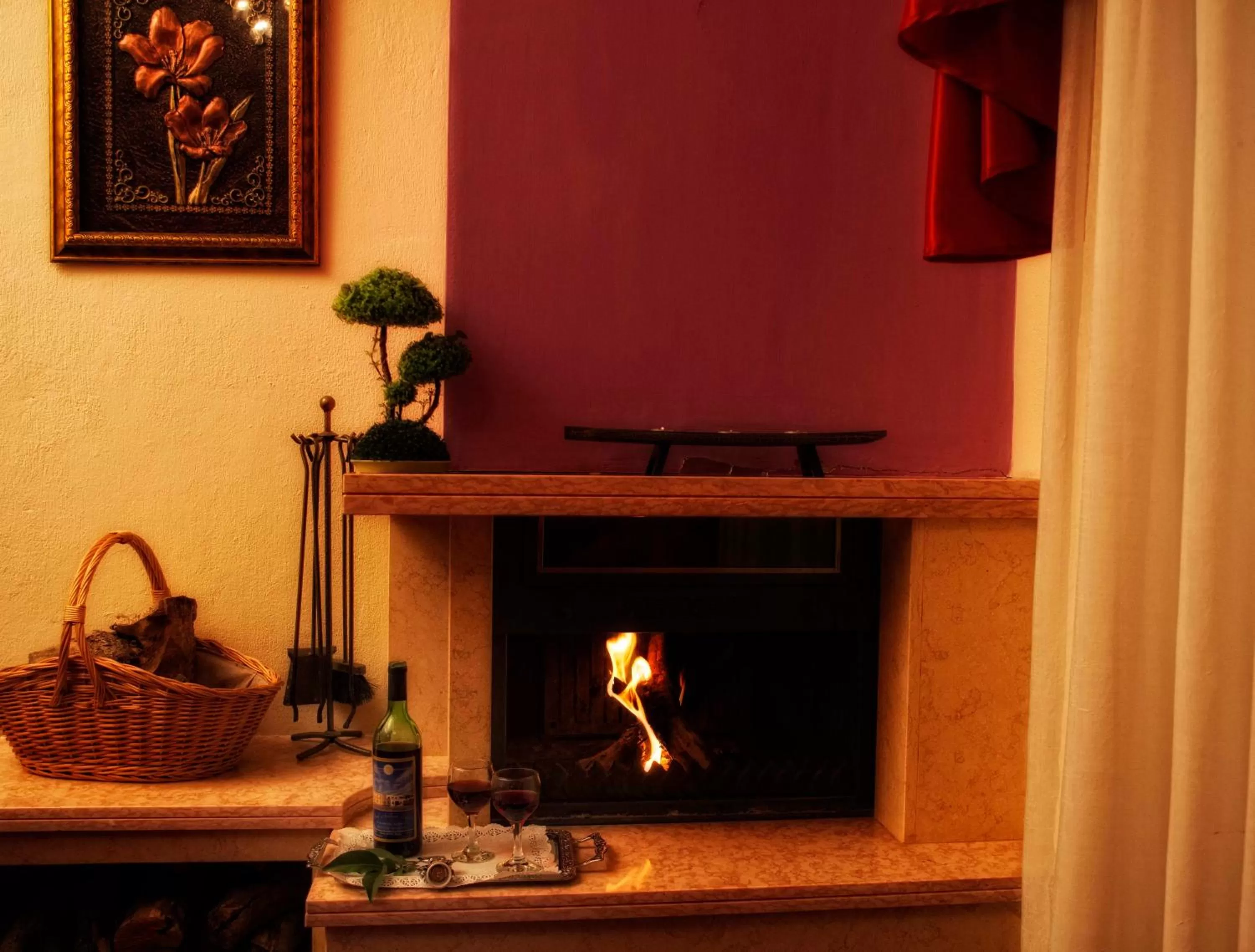 Decorative detail, TV/Entertainment Center in Achillion Palace