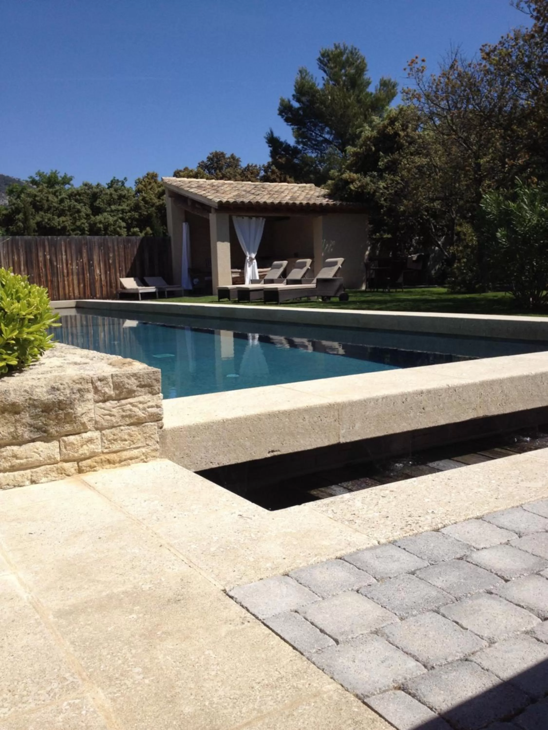 Garden view in La bergerie de Nano