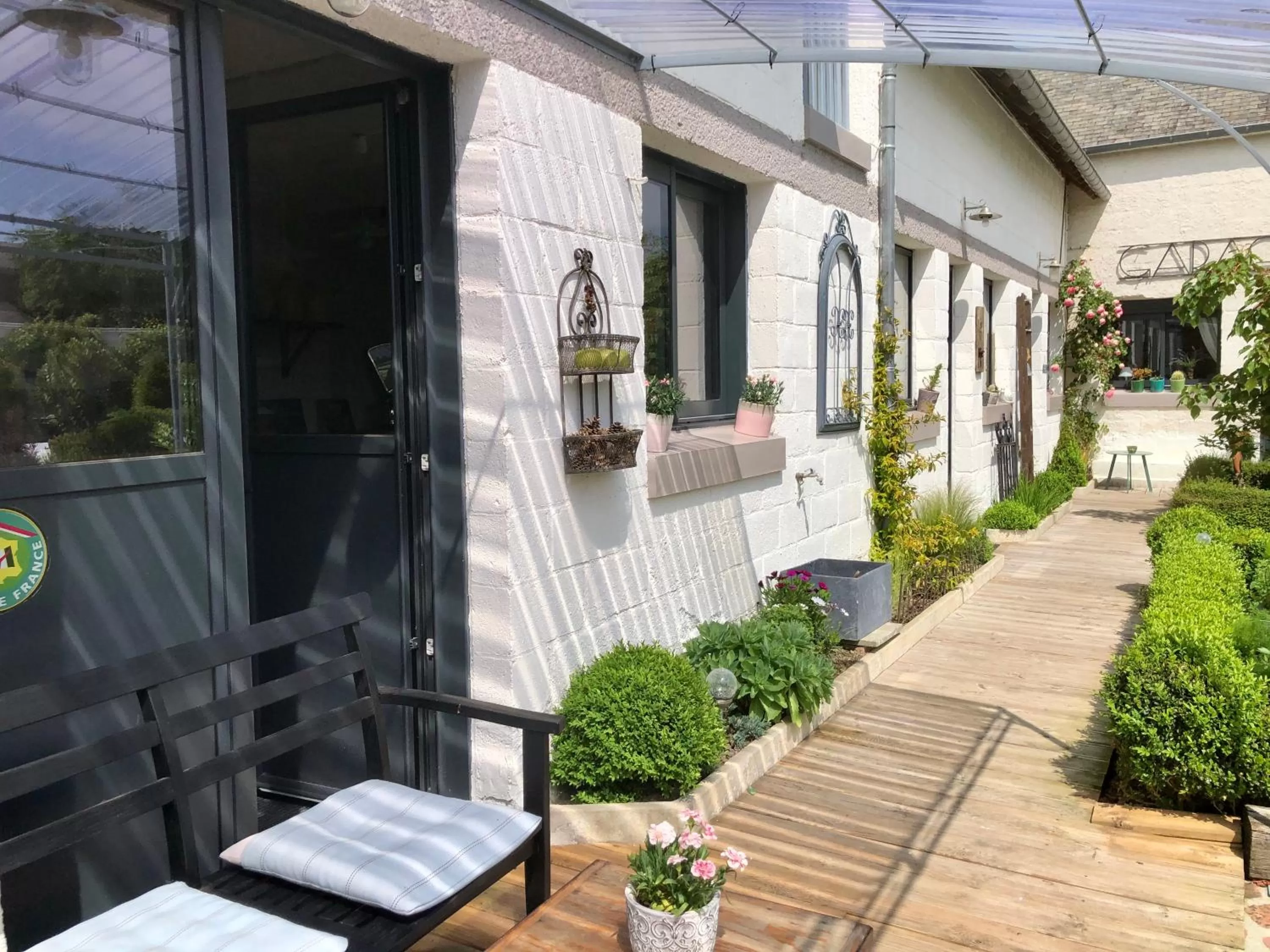 Patio in Le Grenier du Jardin
