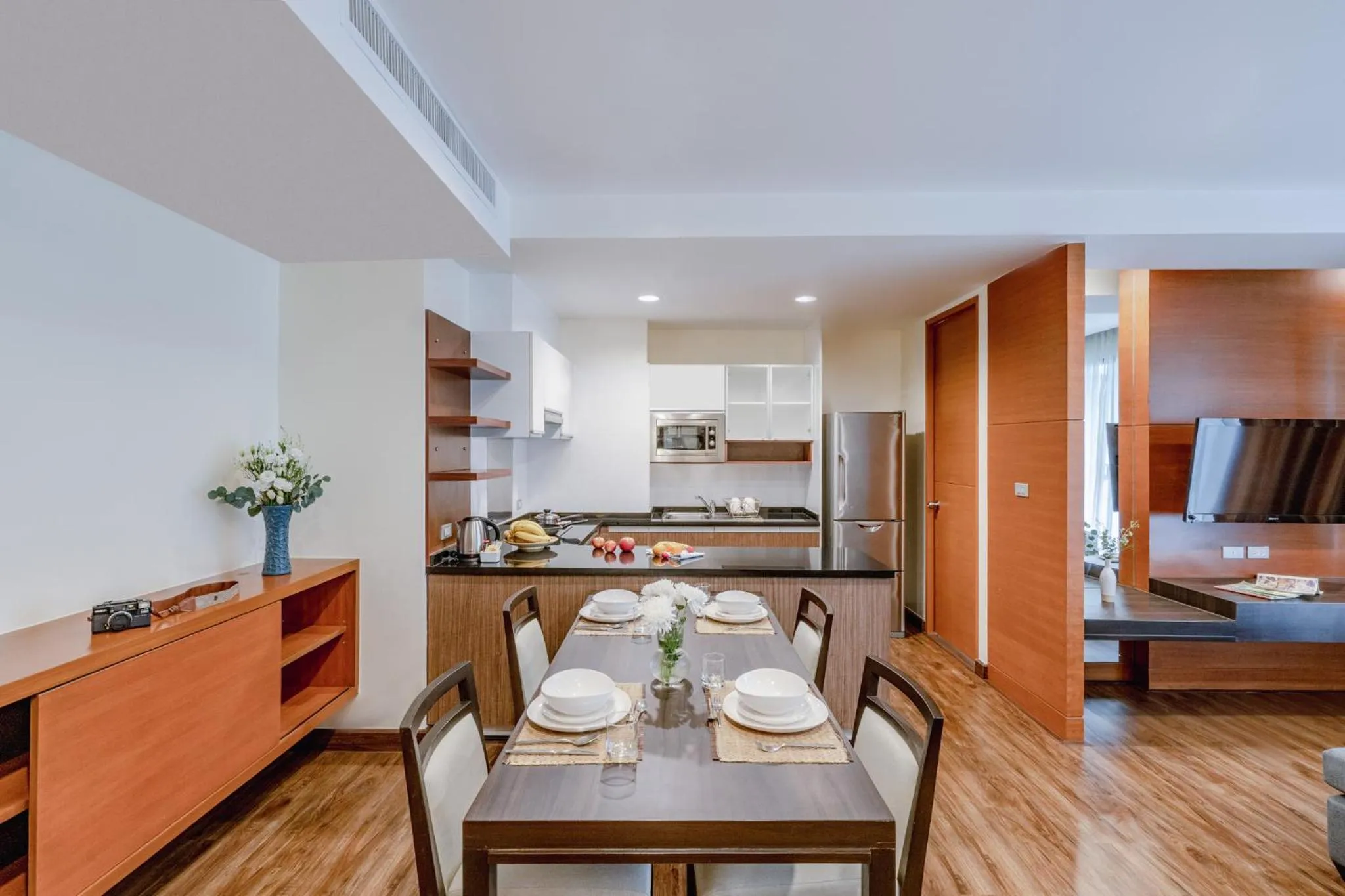 Living room, Bed in Amanta Hotel & Residence Ratchada