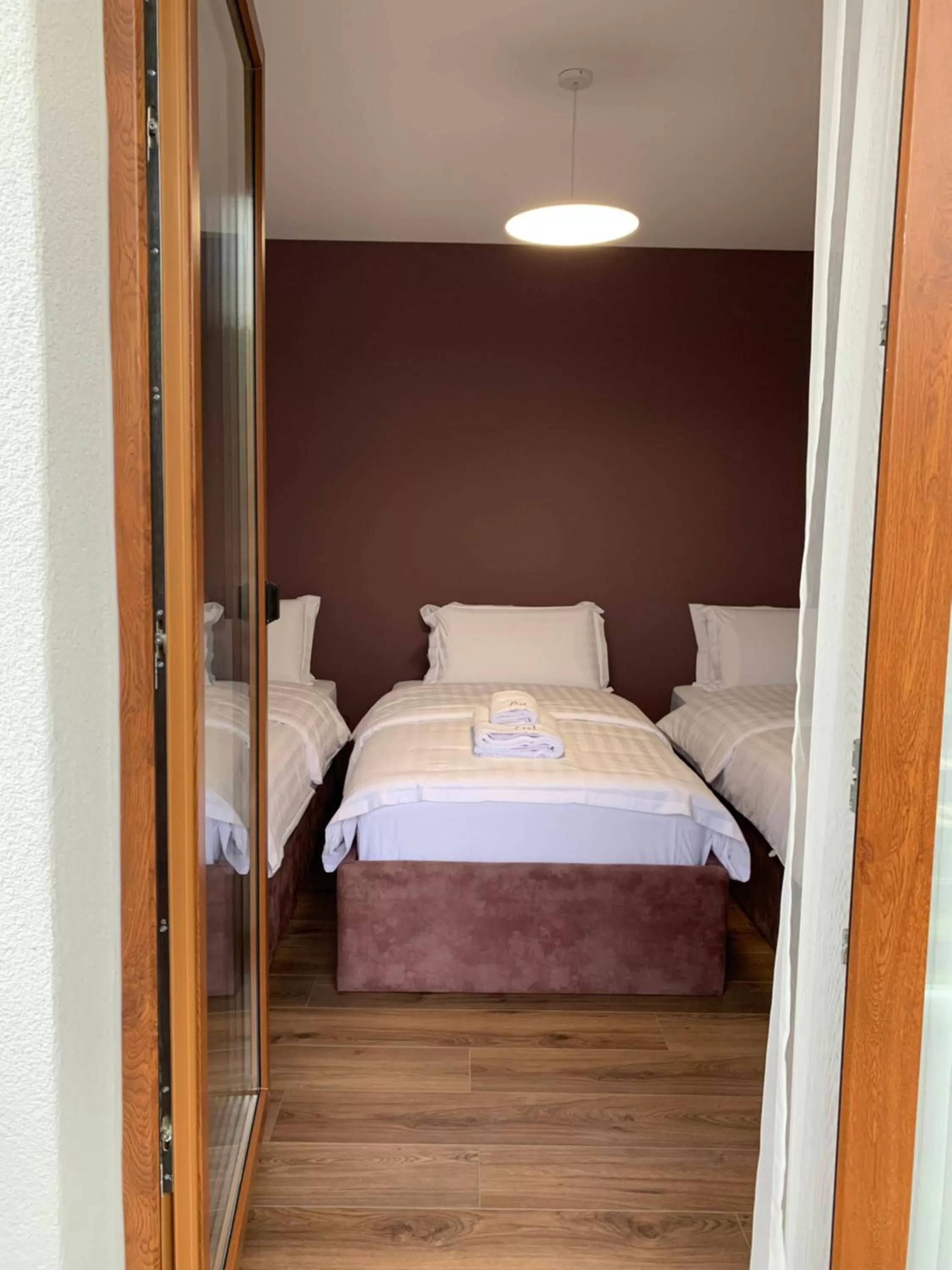 Bed in Grand Hotel Pogradec