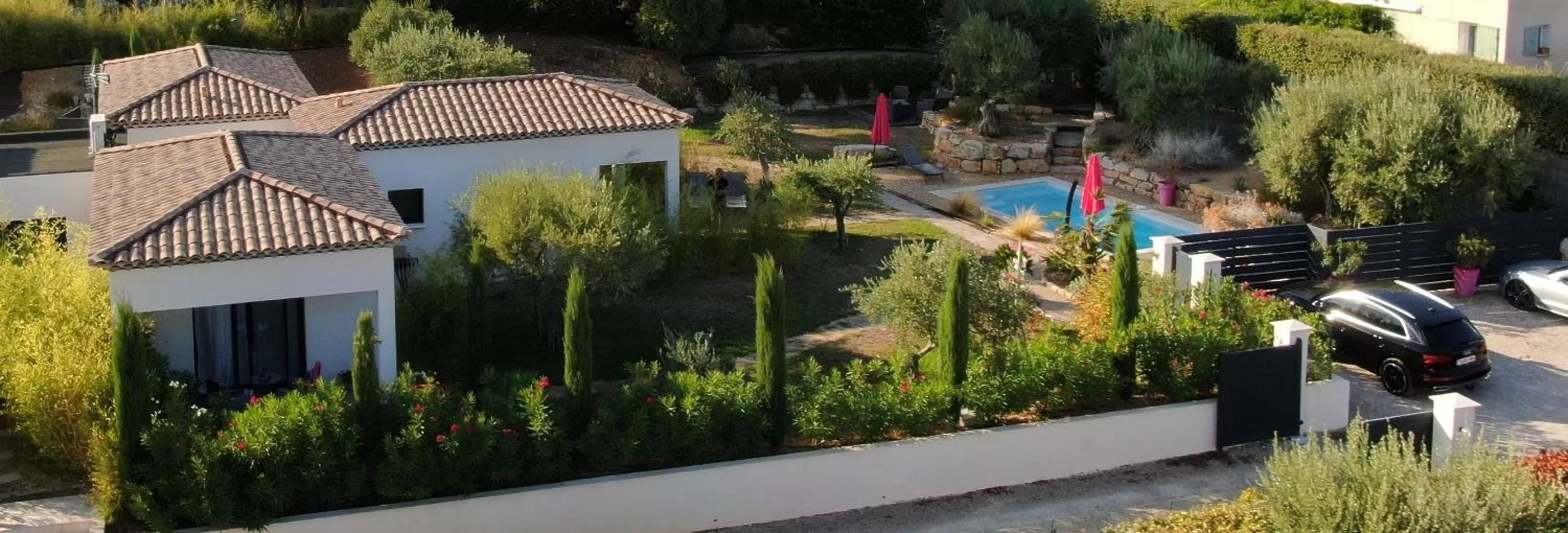 Bird's eye view in La Villa Aux Oliviers