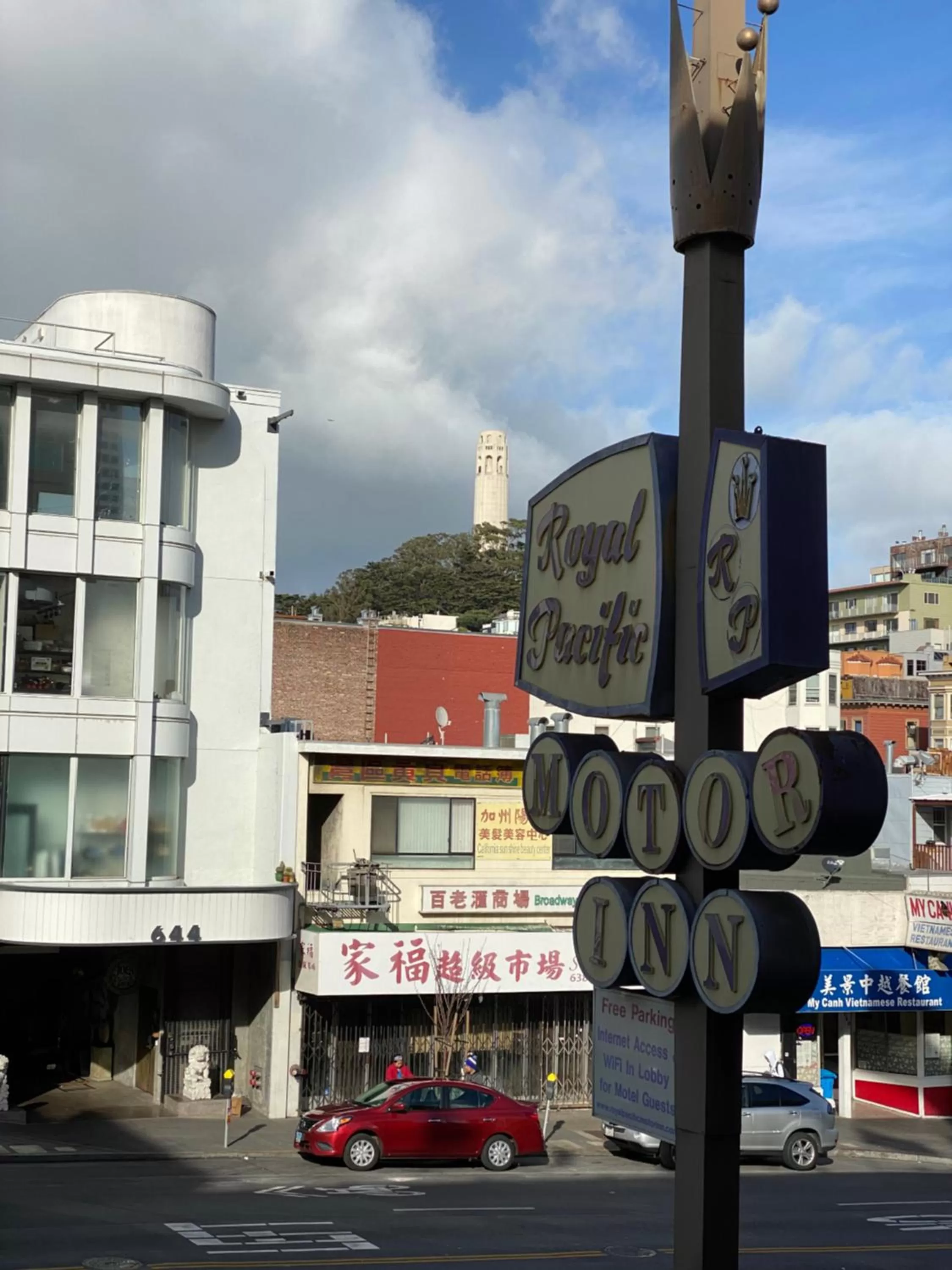 Nearby landmark in Royal Pacific Motor Inn