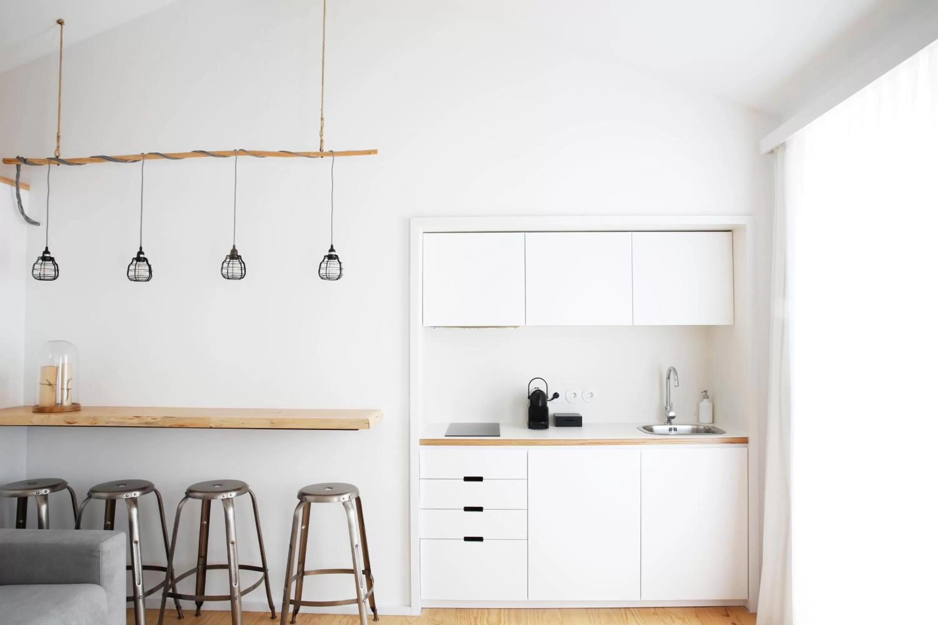 Kitchen or kitchenette in Sapientia Boutique Hotel