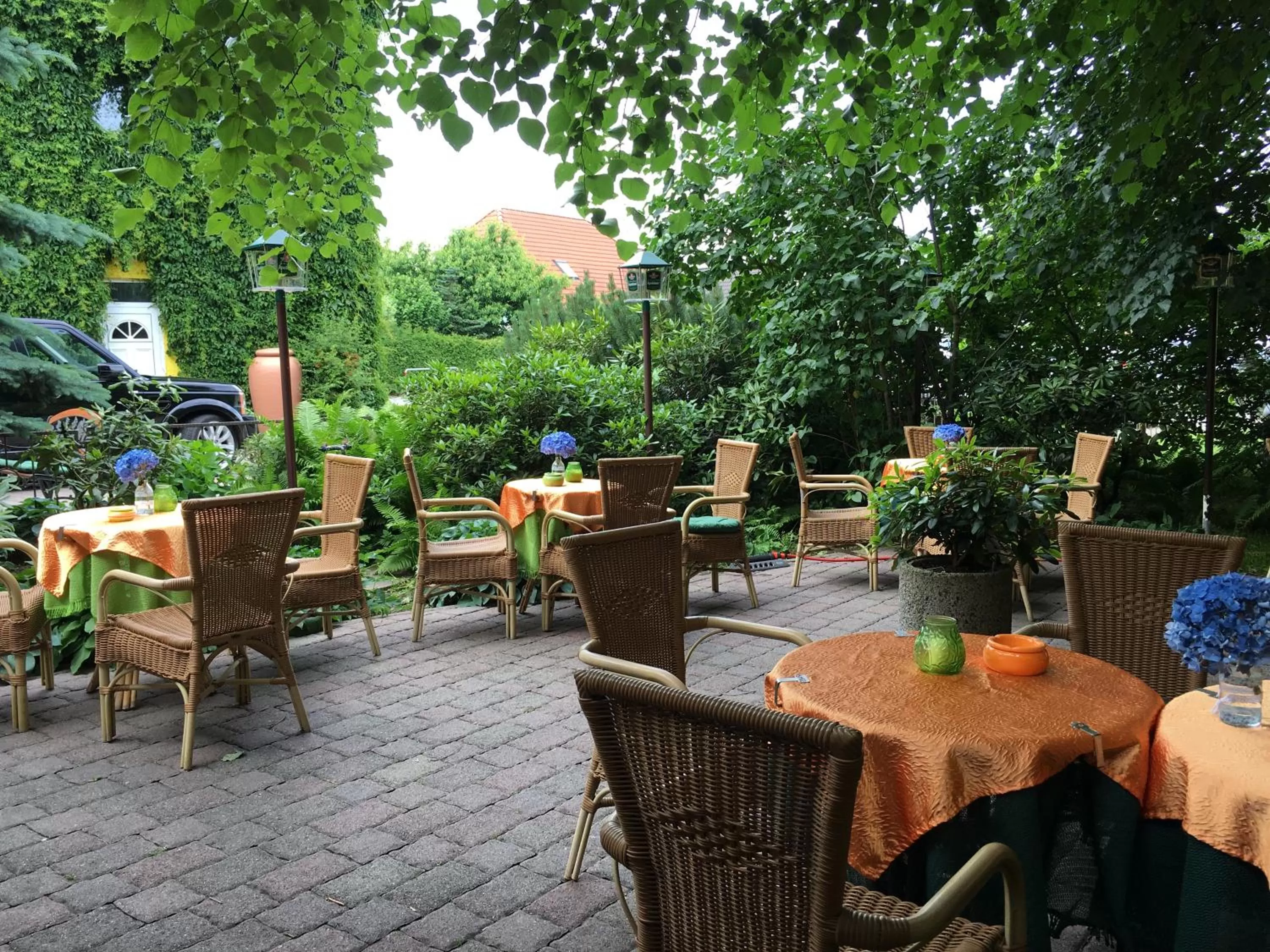Patio in Landgasthof Zur Goldenen Aue