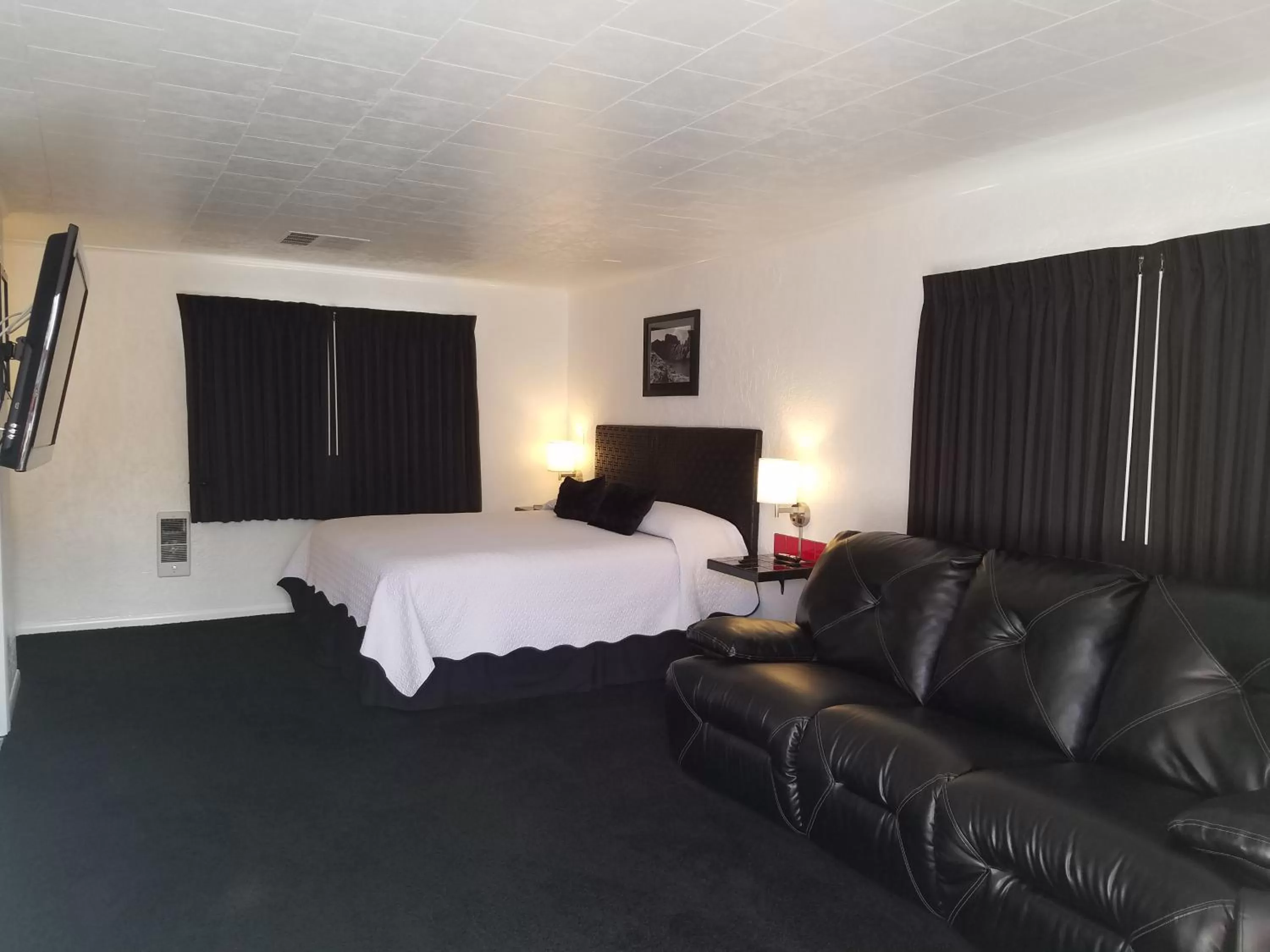 Living room, Bed in Rocket Motel