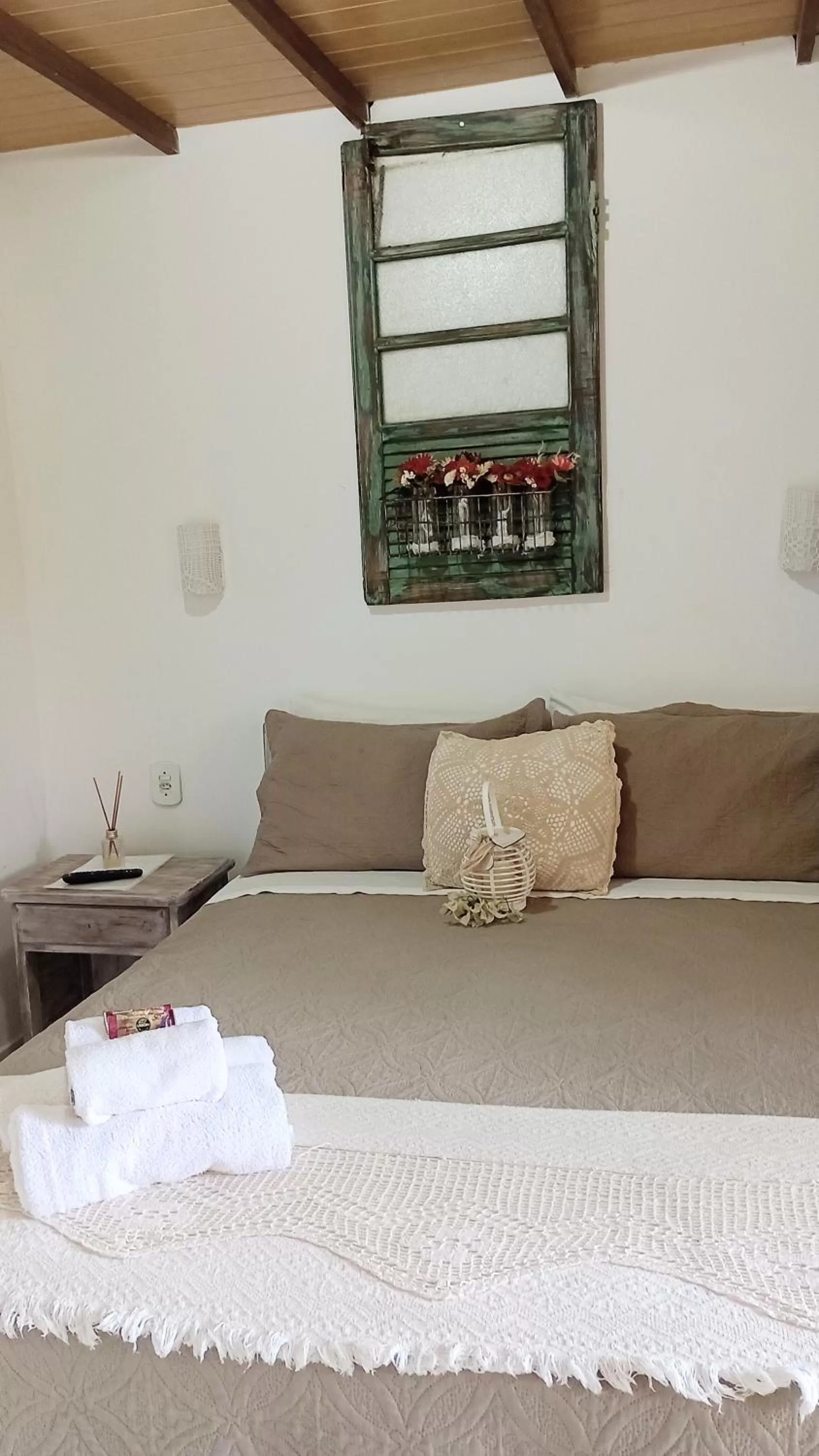 Bed in Hibiscos Pousada