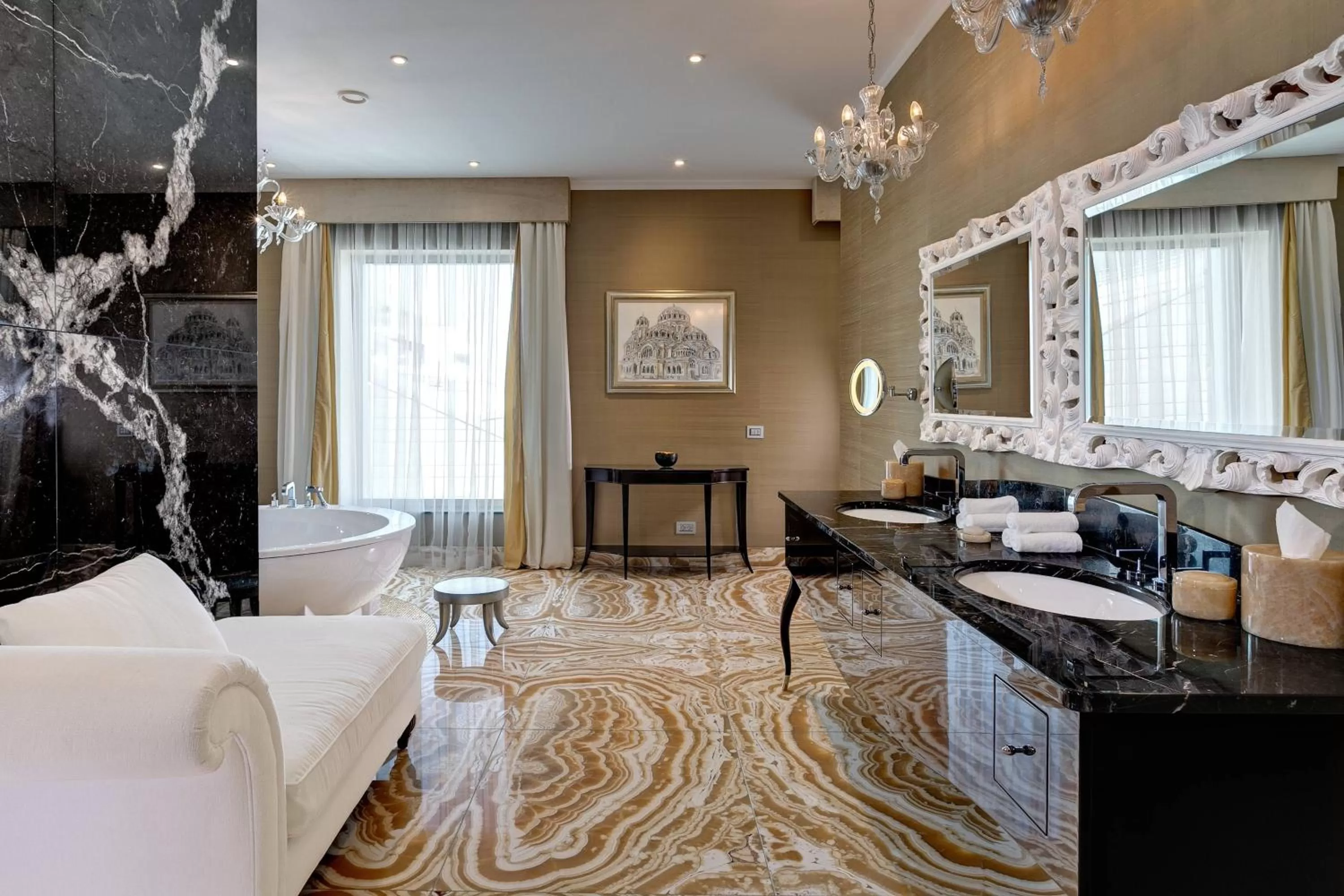 Bathroom in Grand Hotel River Park, a Luxury Collection Hotel, Bratislava