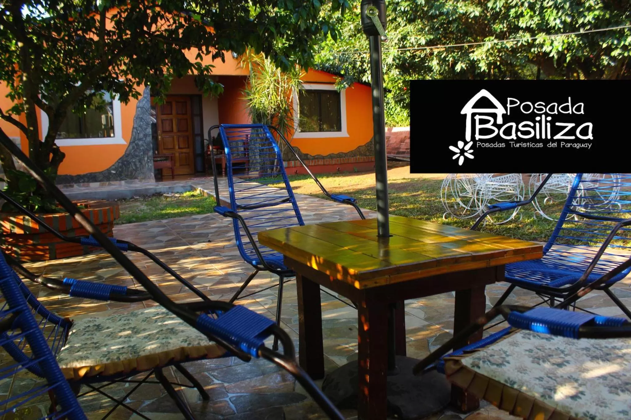 Garden in Posada Basiliza, Encarnación PY