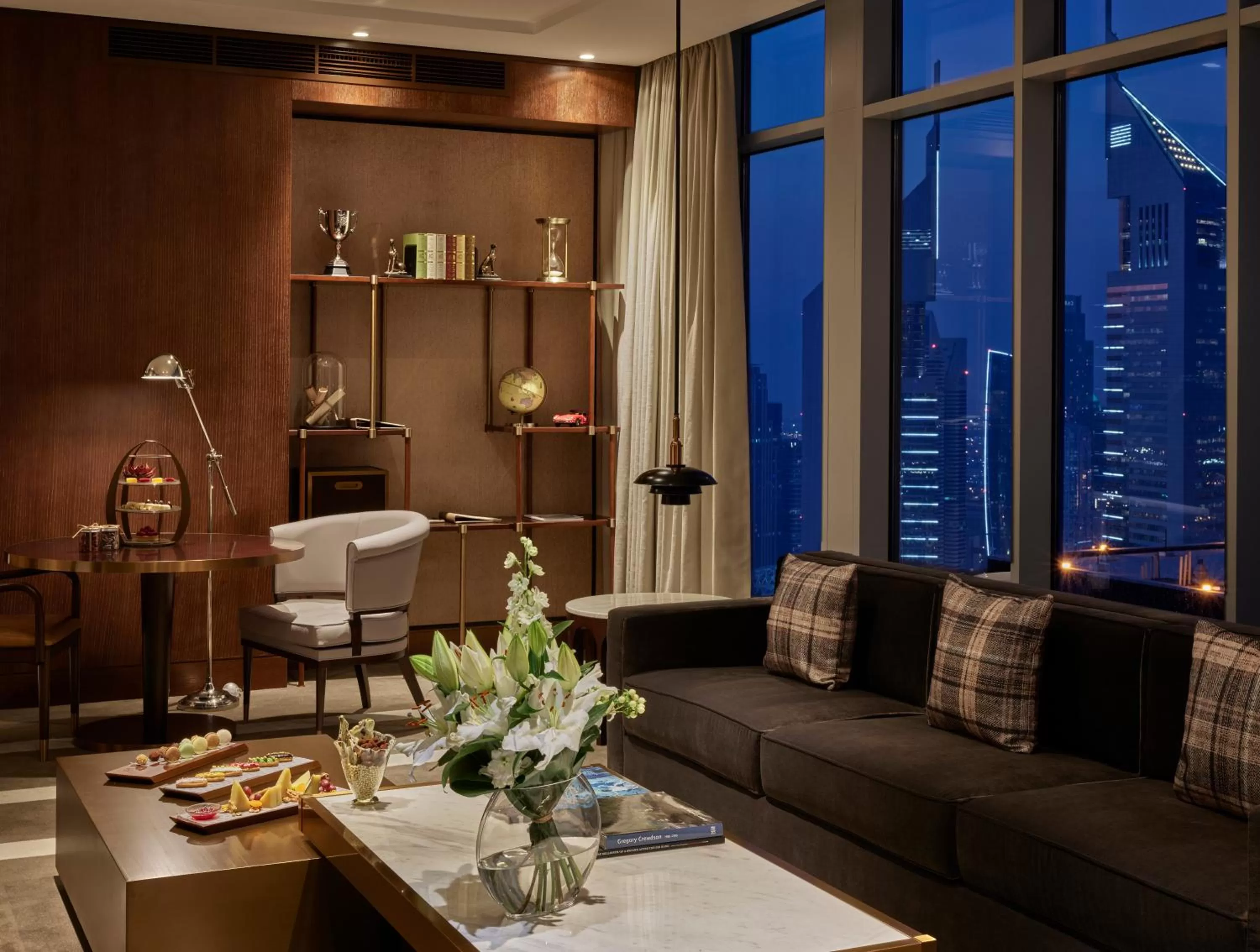 Living room in Waldorf Astoria Dubai International Financial Centre