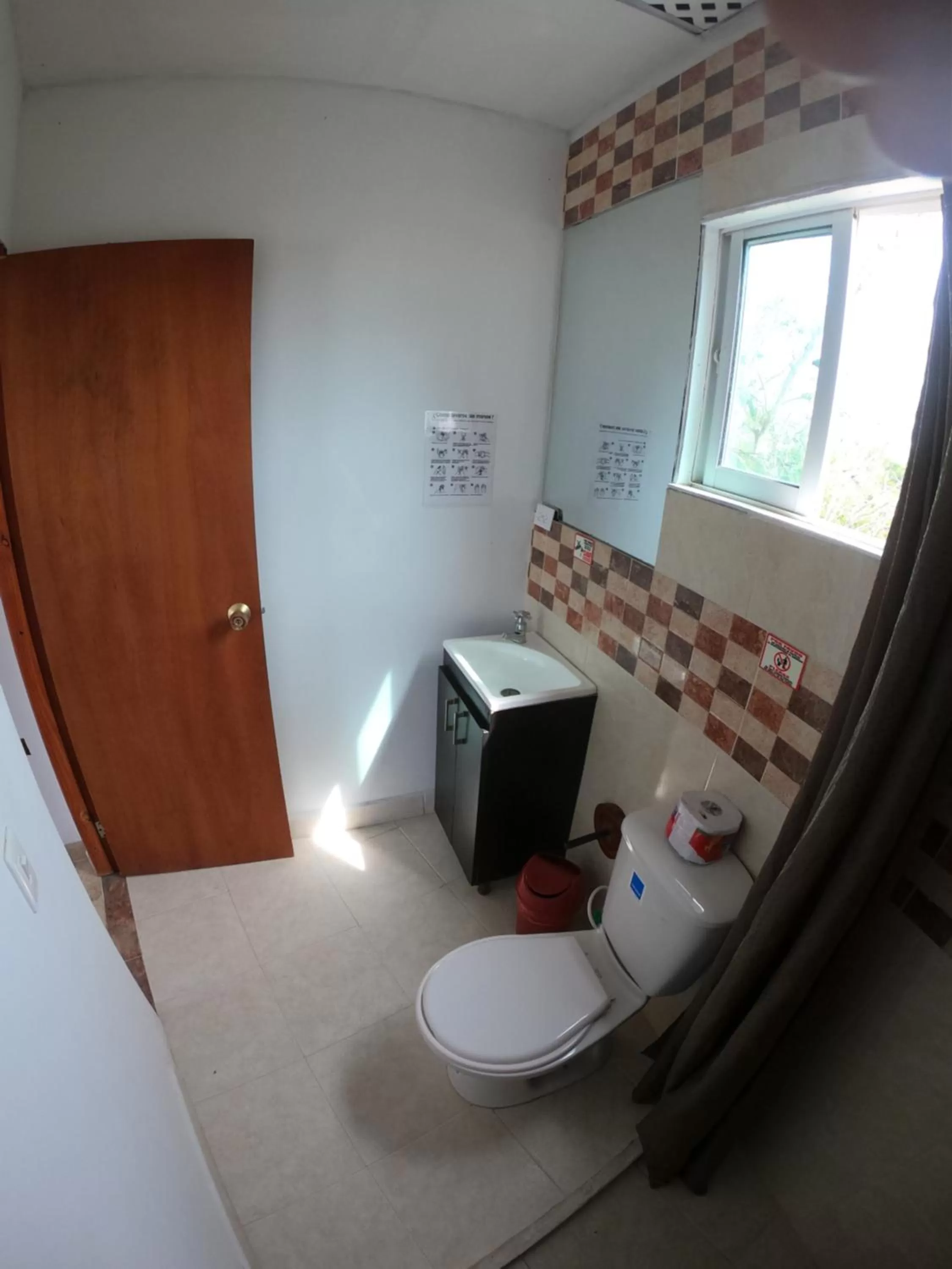 Bathroom in The Rock House Eco