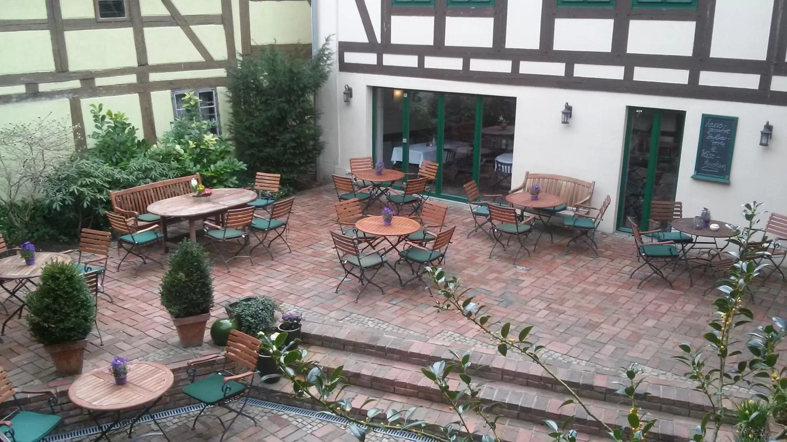 Balcony/Terrace, Restaurant/Places to Eat in Hotel Inselhof