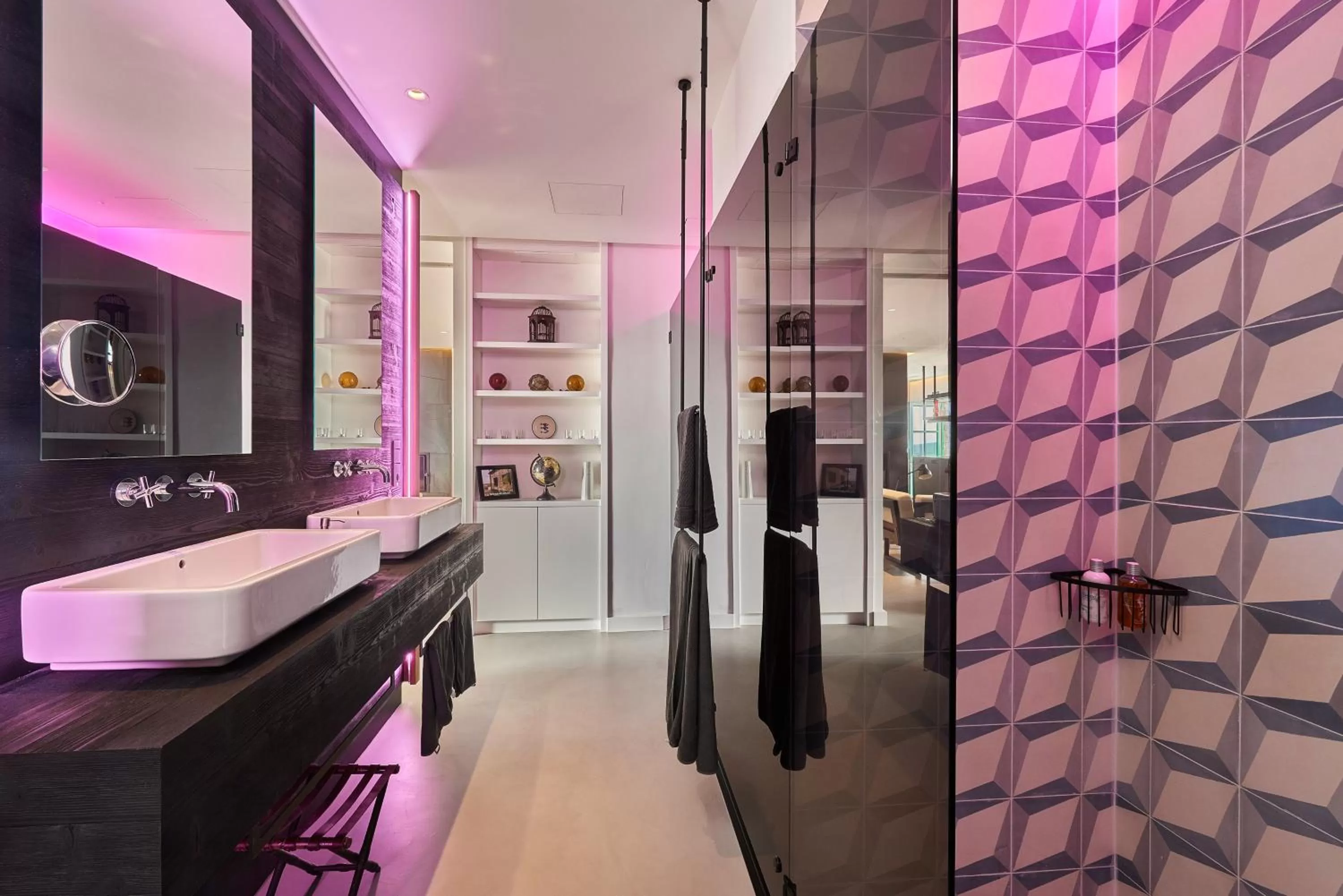 Bathroom in Lighthouse on La Palma Island