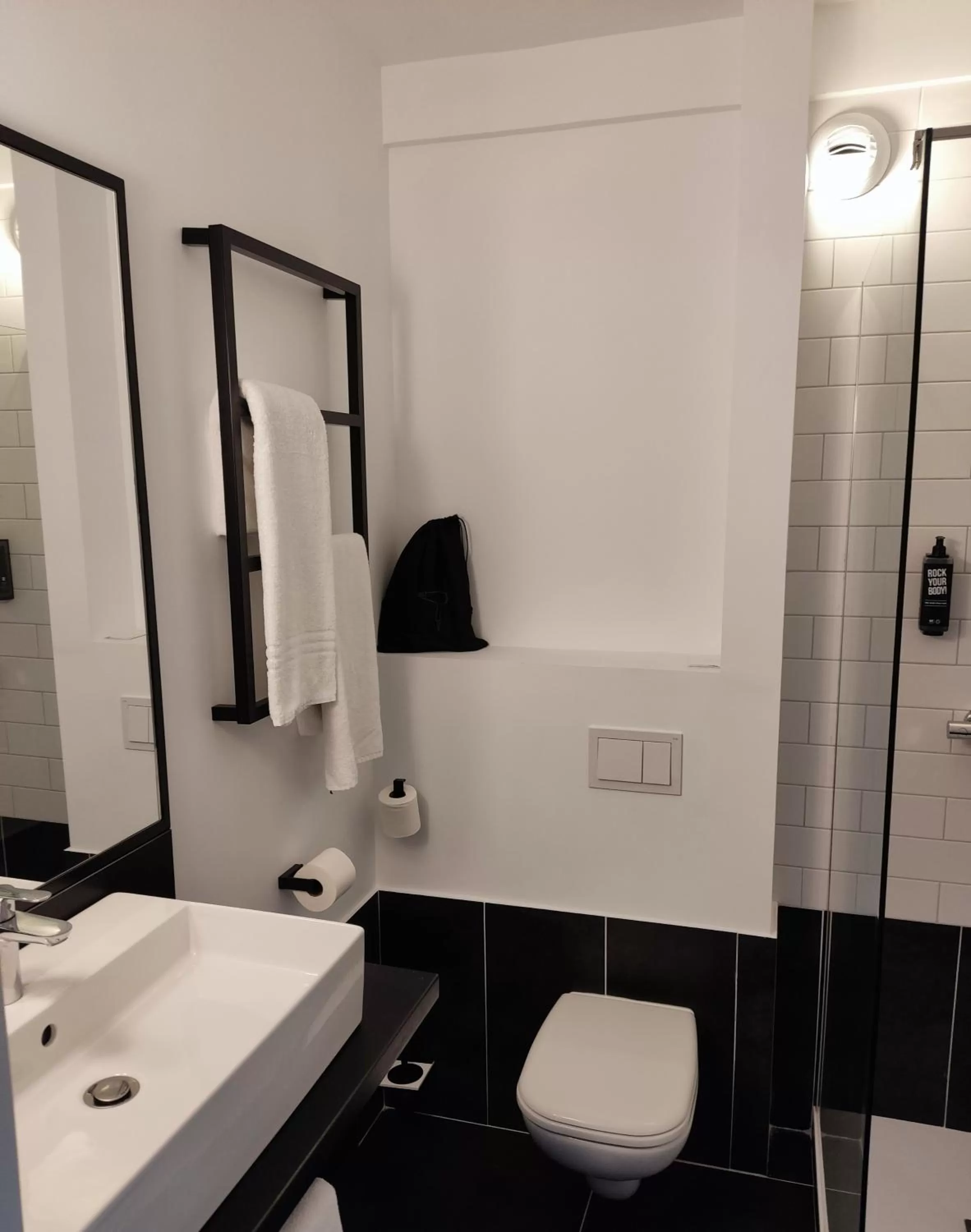 Bathroom in Ibis Brive Centre