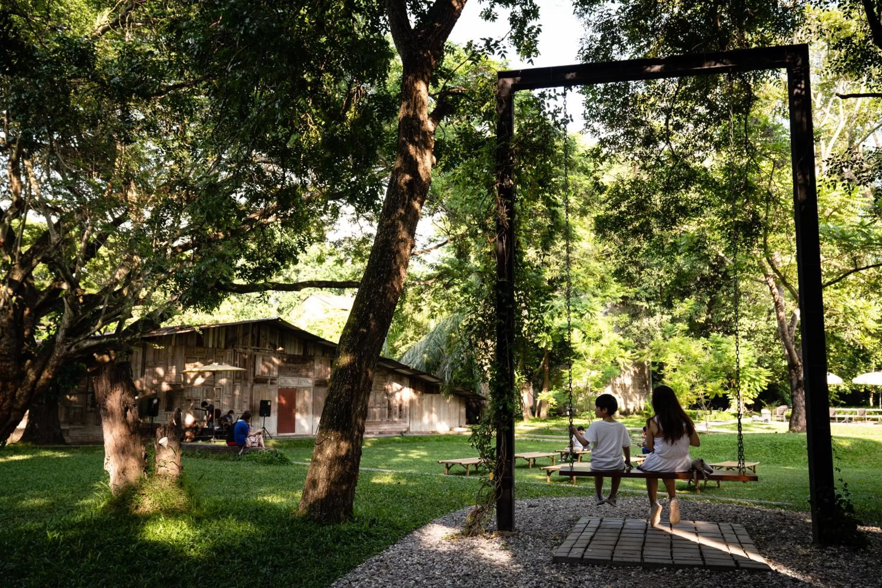 Children play ground in Kaomai Lanna Resort