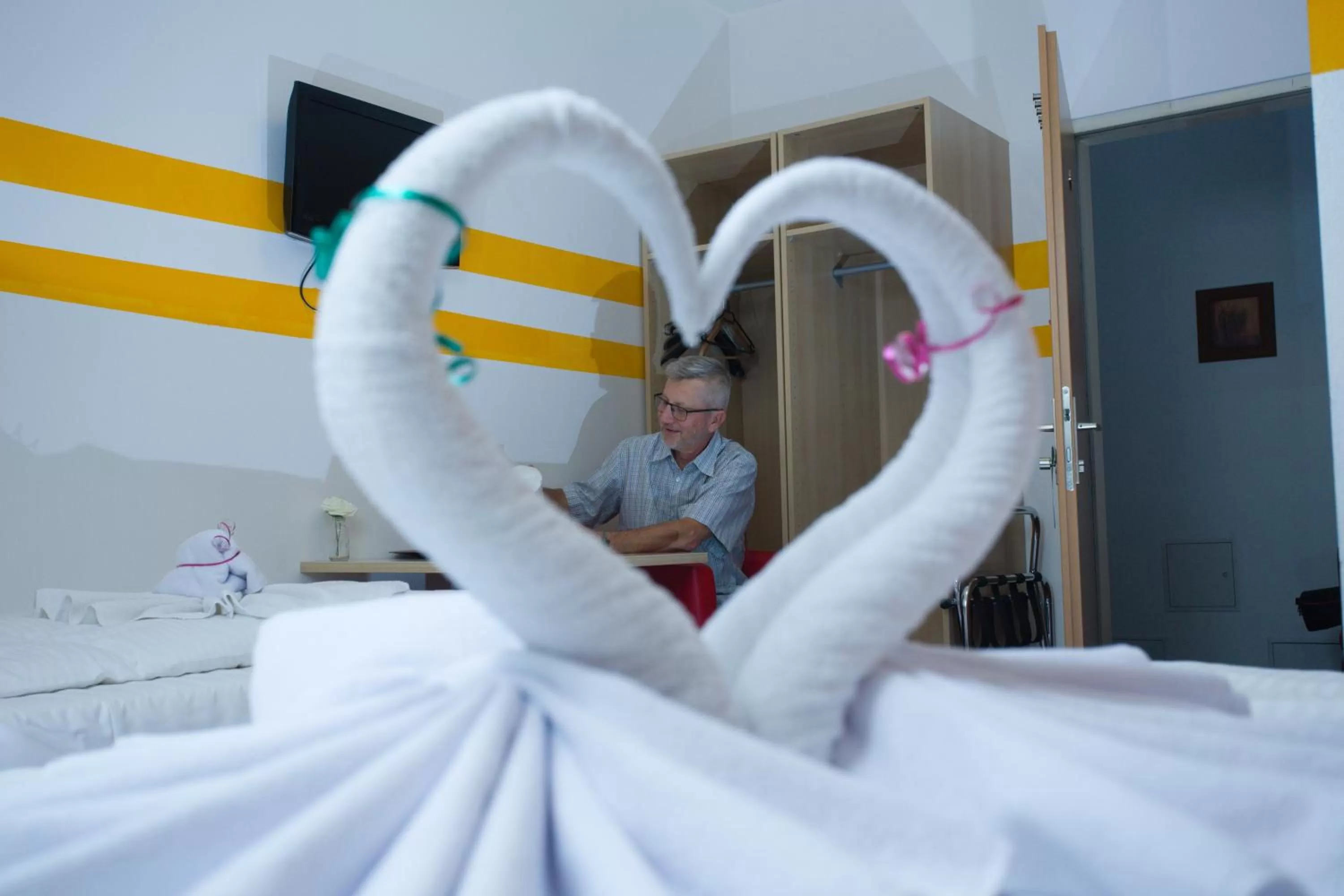 Bed in Hotel City Residence