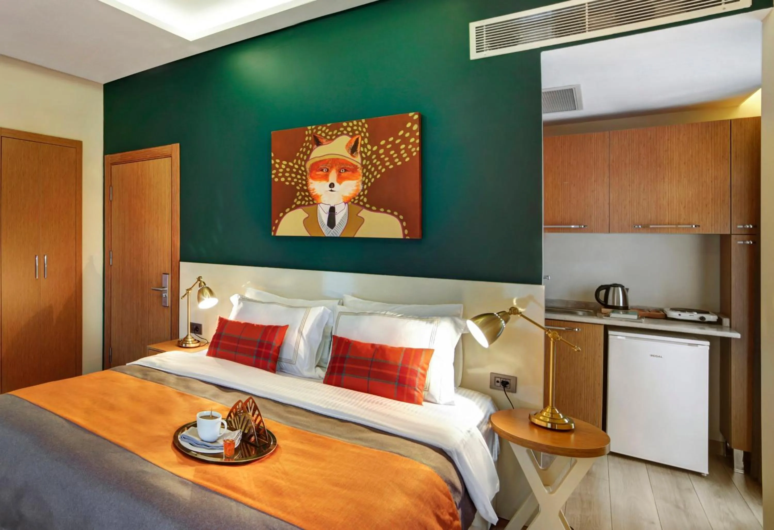 Bed in The Fox Hotel