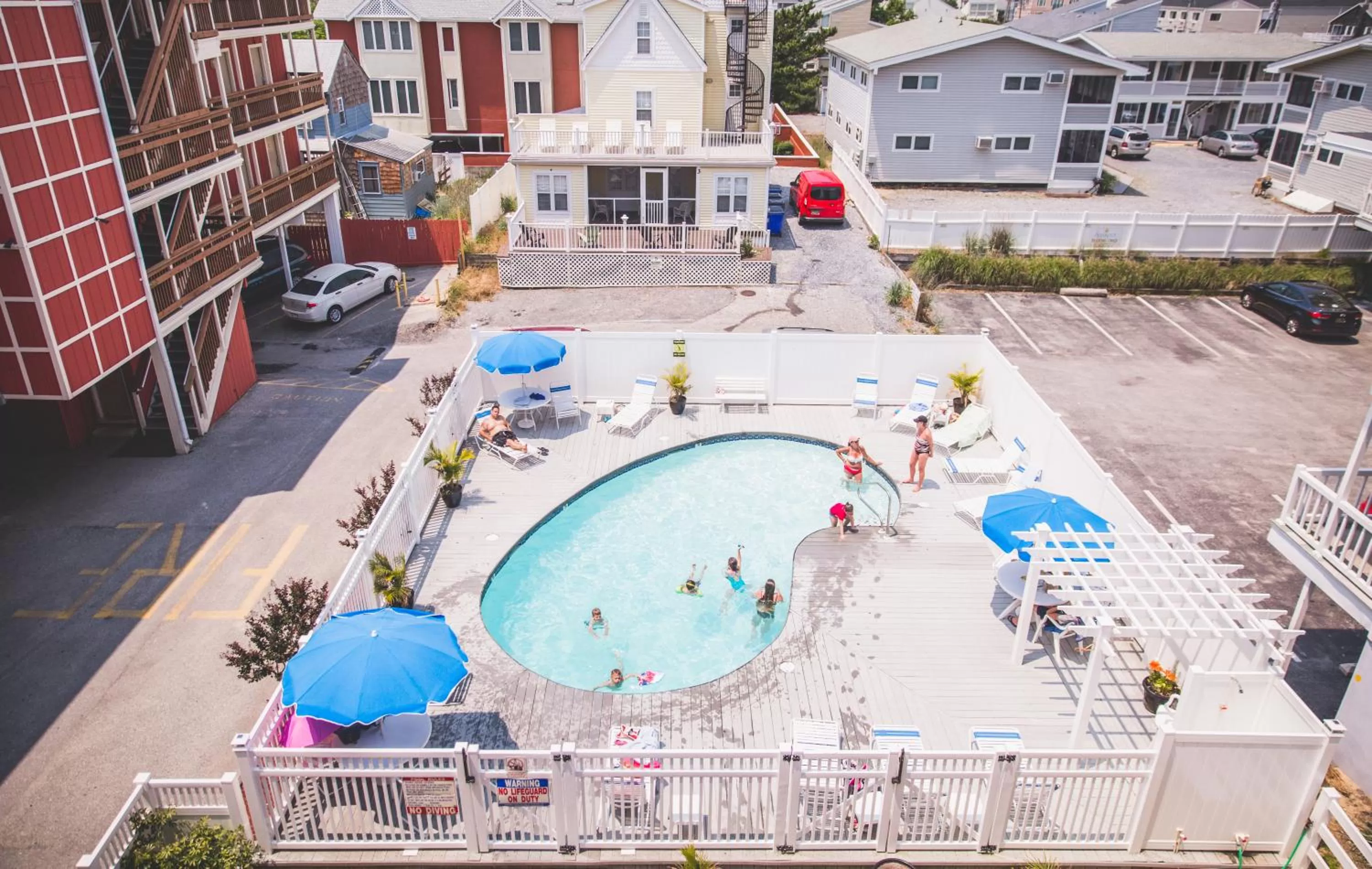 Swimming pool in Surf Club Oceanfront Hotel