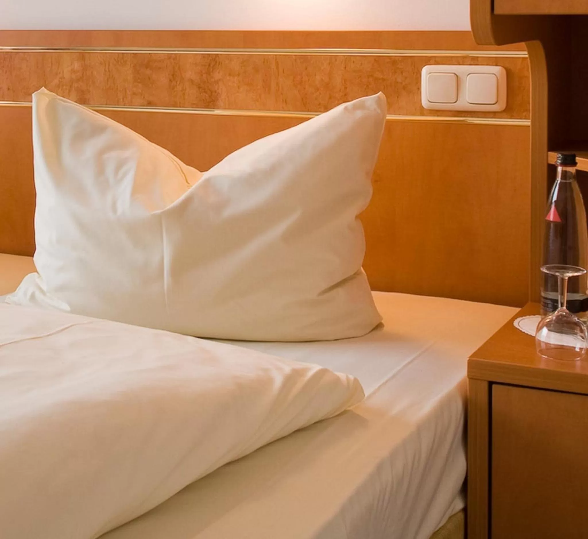 Photo of the whole room, Bed in Moselstern Hotel Brixiade &Triton