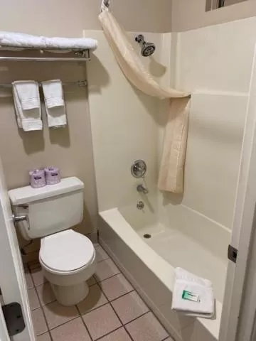 Toilet in AmeriCoast Inn