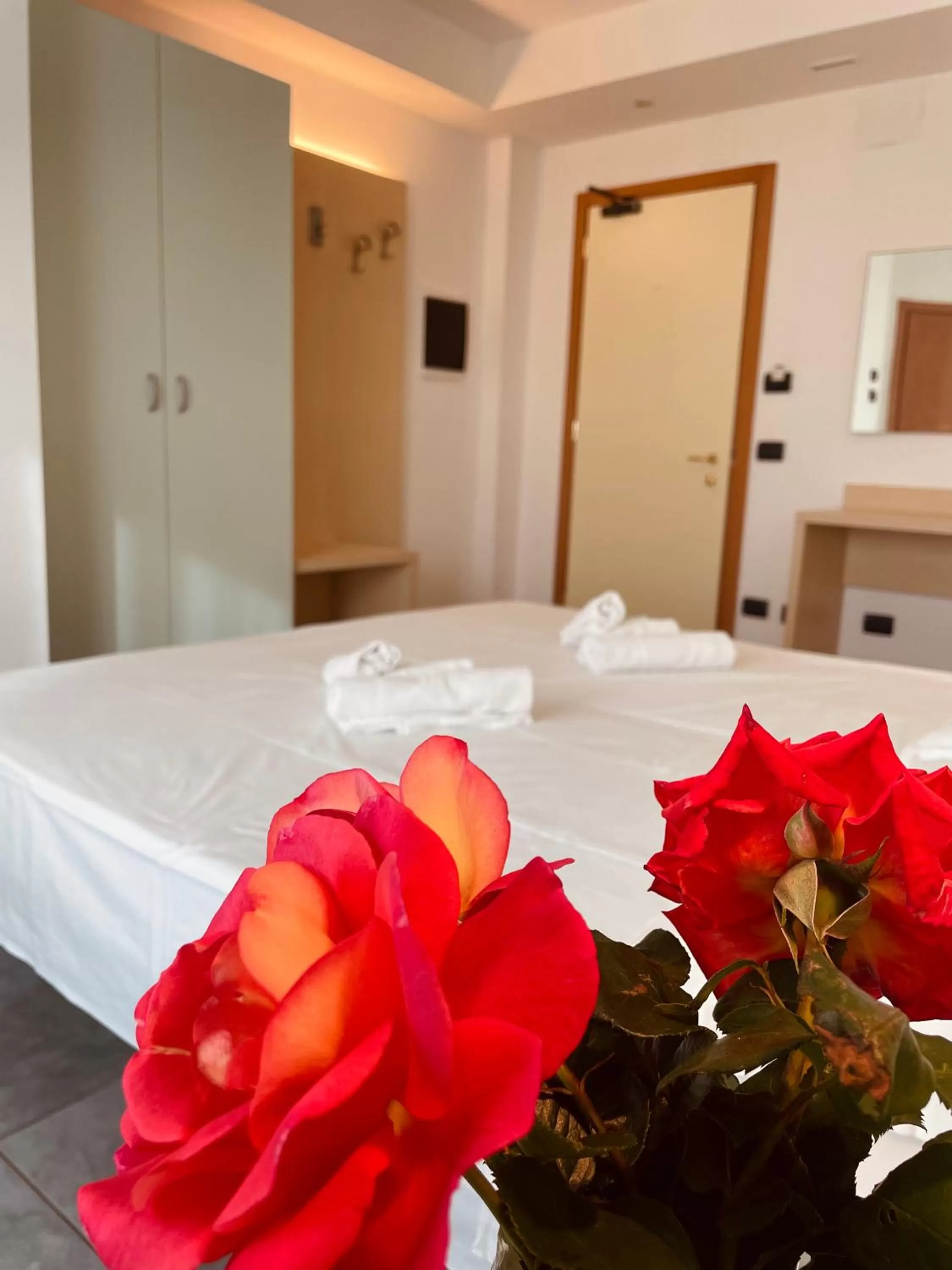 Bedroom, Bed in Hotel Grecale - Venturina Terme