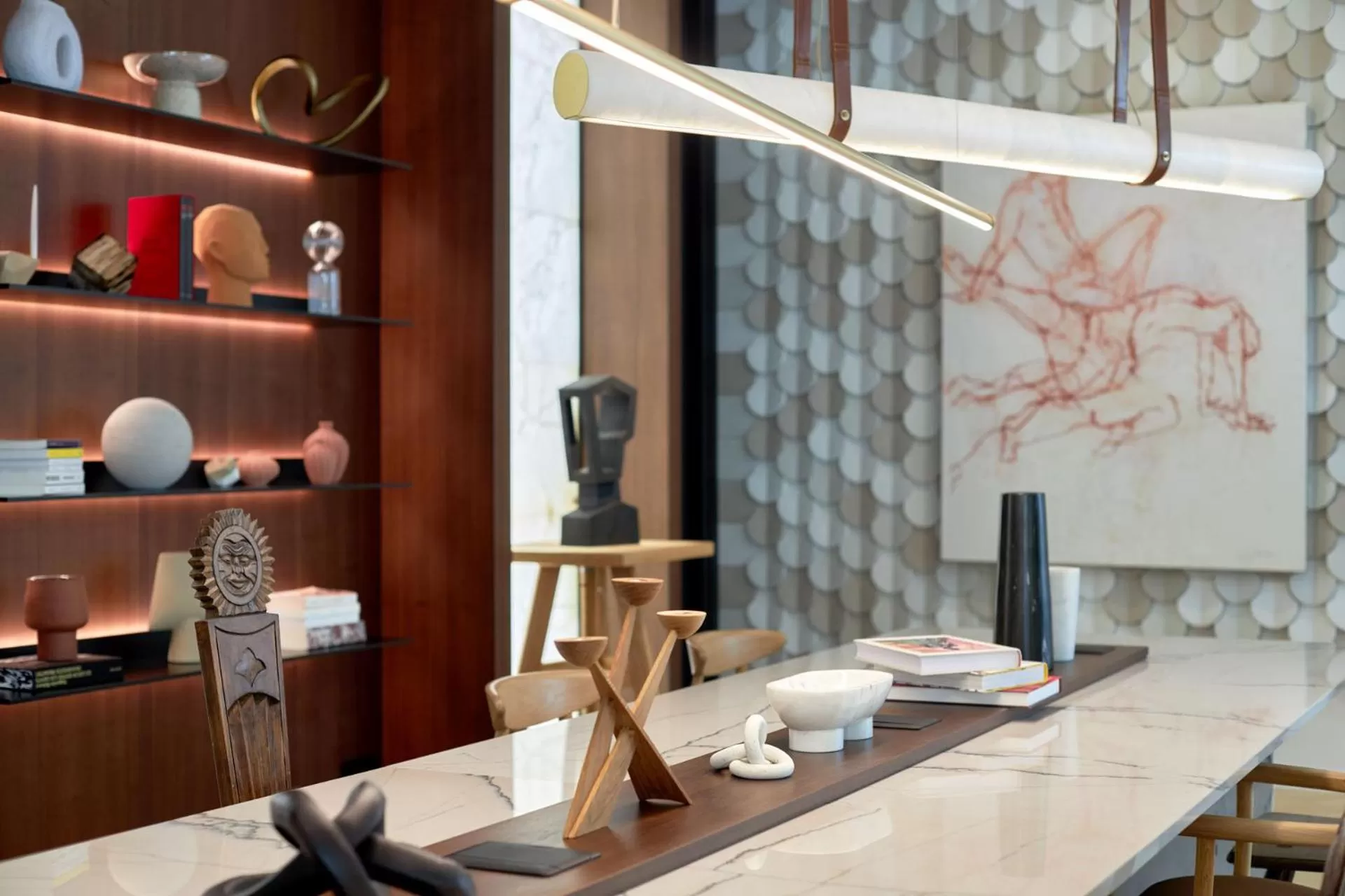 Library in L'Esquisse Hotel & Spa Colmar - MGallery Collection