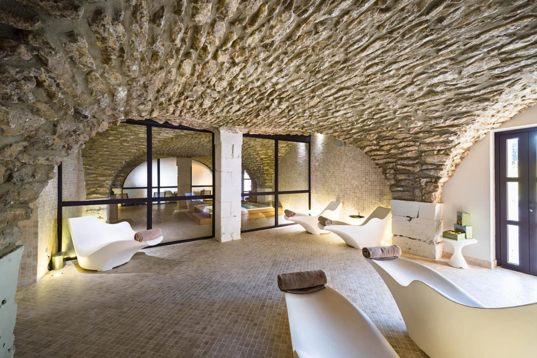 Spa and wellness centre/facilities, Bed in Moulin de Vernègues Hôtel & Spa