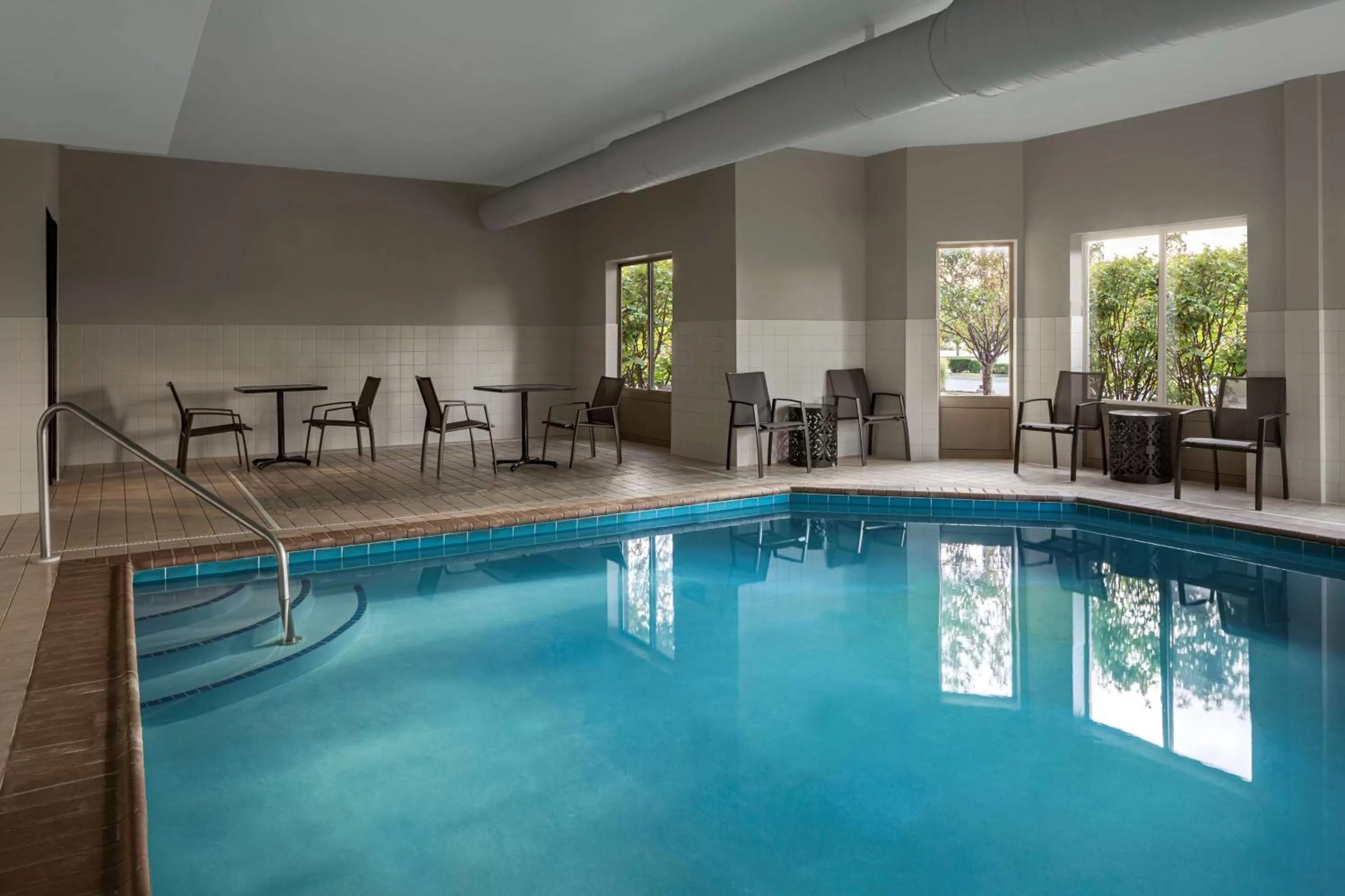 Pool view in Homewood Suites by Hilton Orland Park