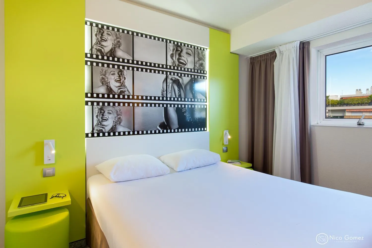 Bed in ibis Styles Cannes Le Cannet