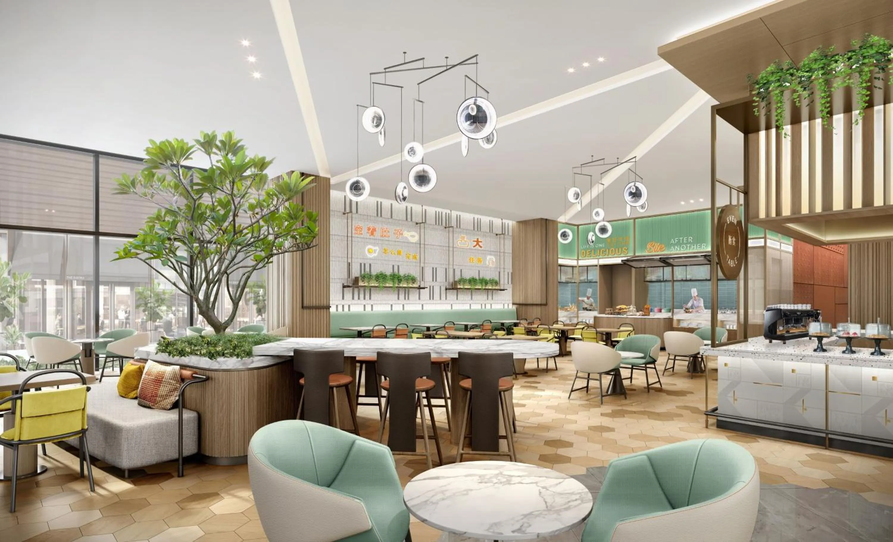 Restaurant/places to eat in EVEN Hotels Shenzhen Guangming Cloud Park by IHG