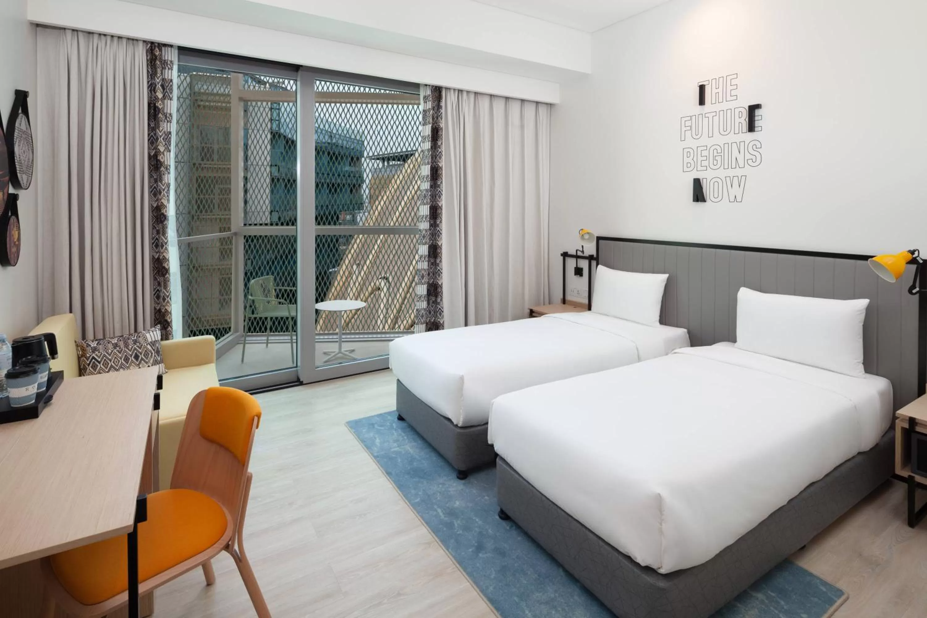 Photo of the whole room, Bed in Rove Expo City