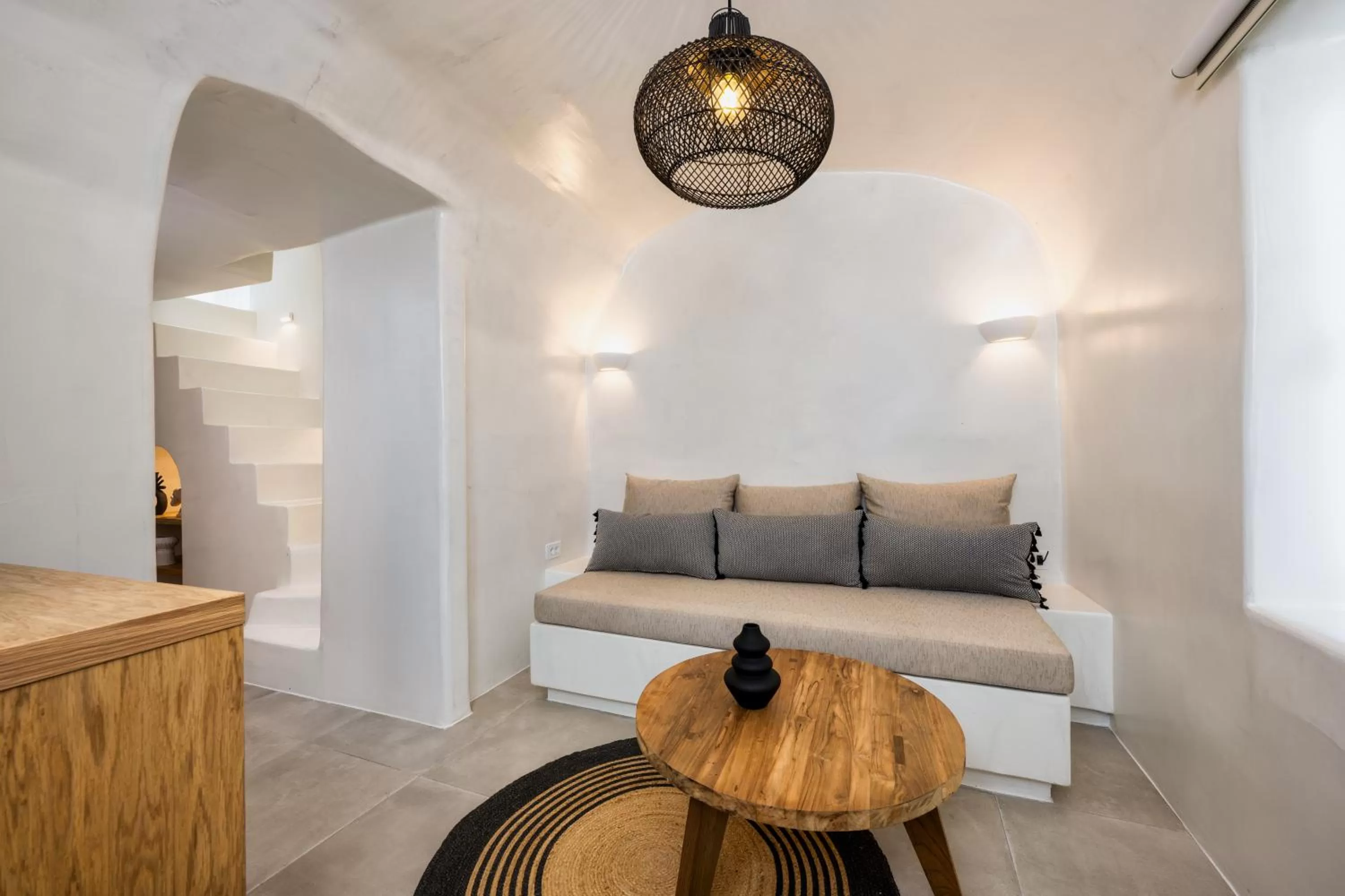 Living room in Hill Suites