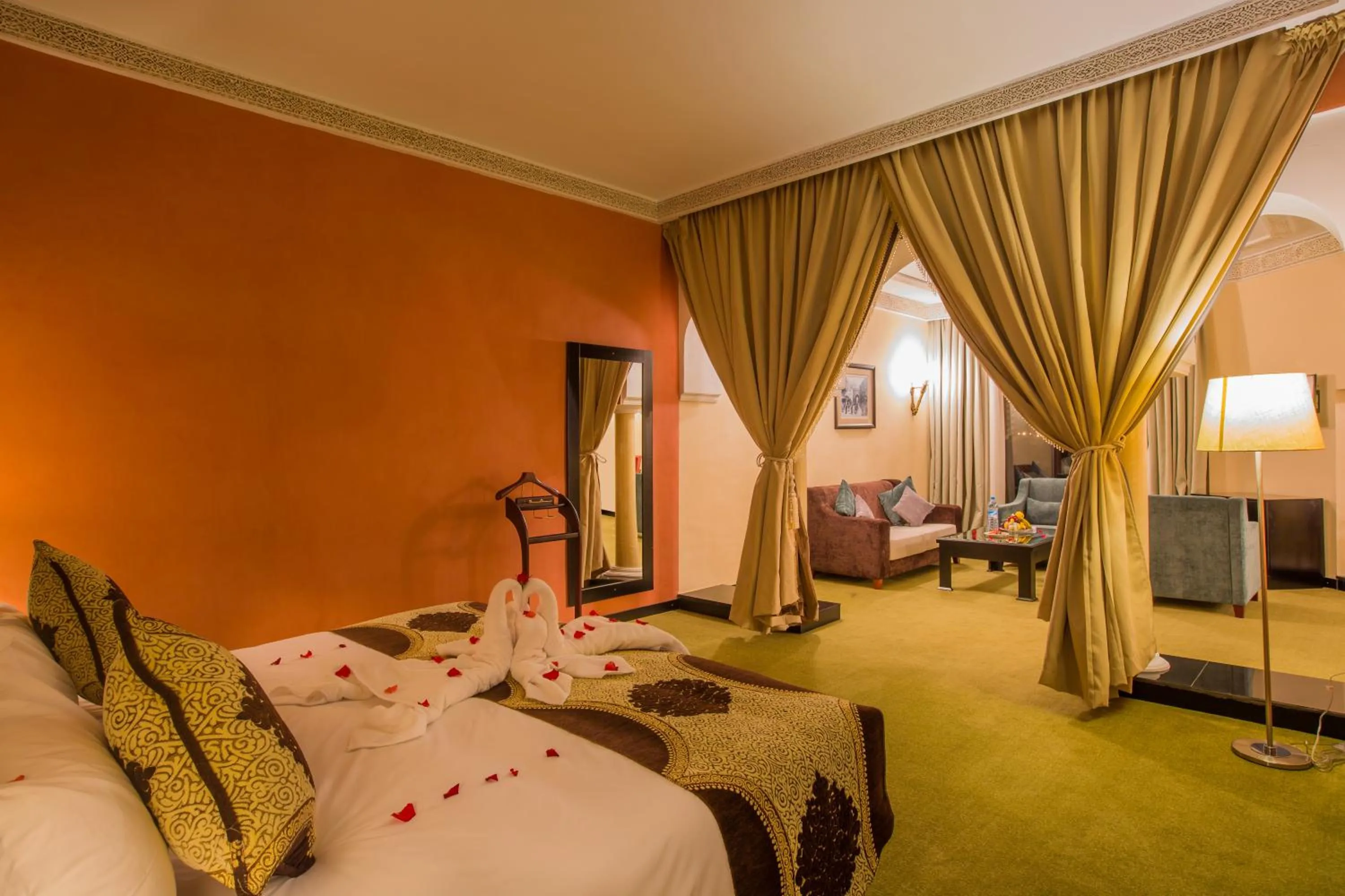 Photo of the whole room, Bed in Ennakhil Marrakech Hotel & SPA