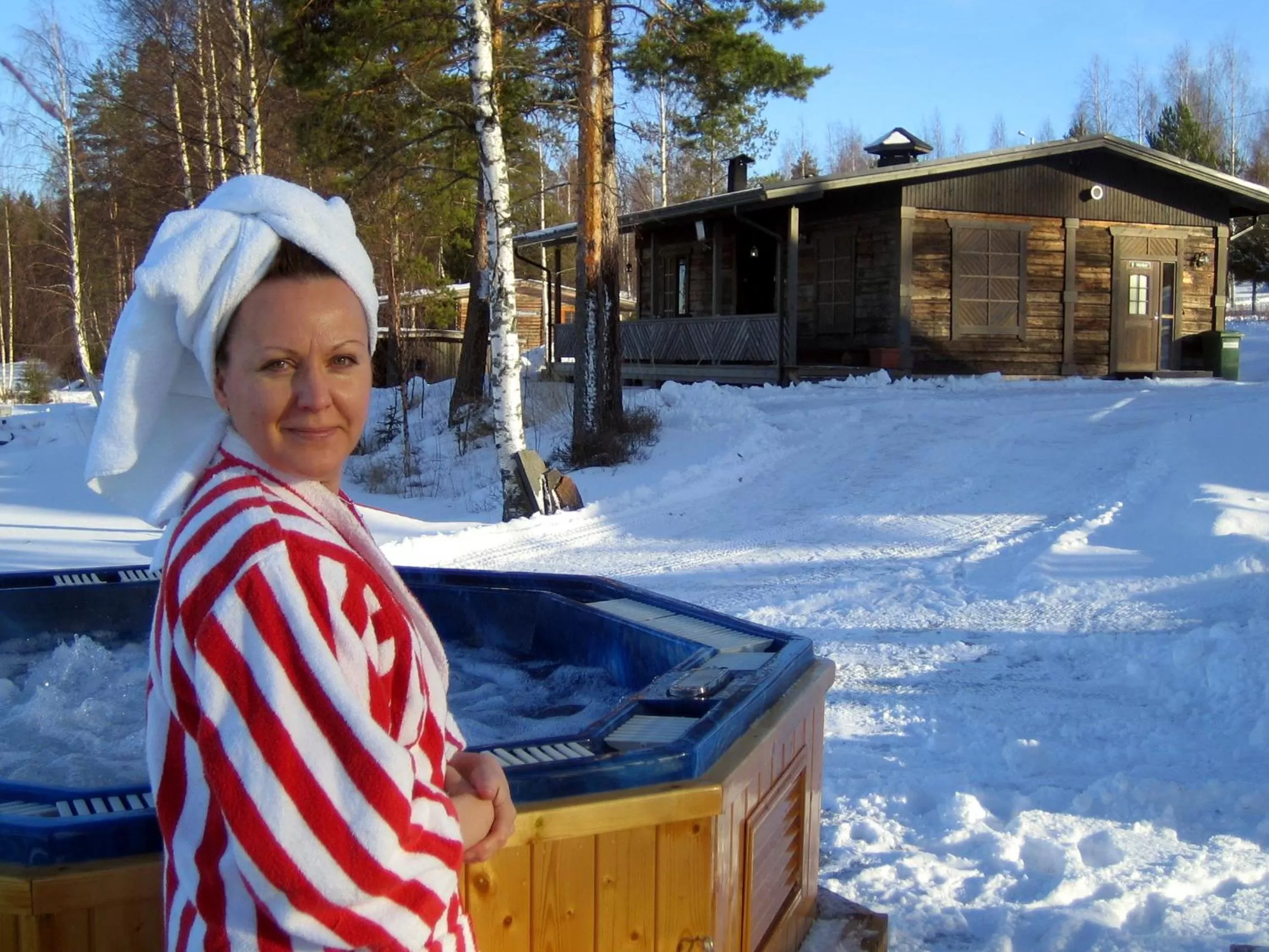 Beach in Revontuli Resort Rooms