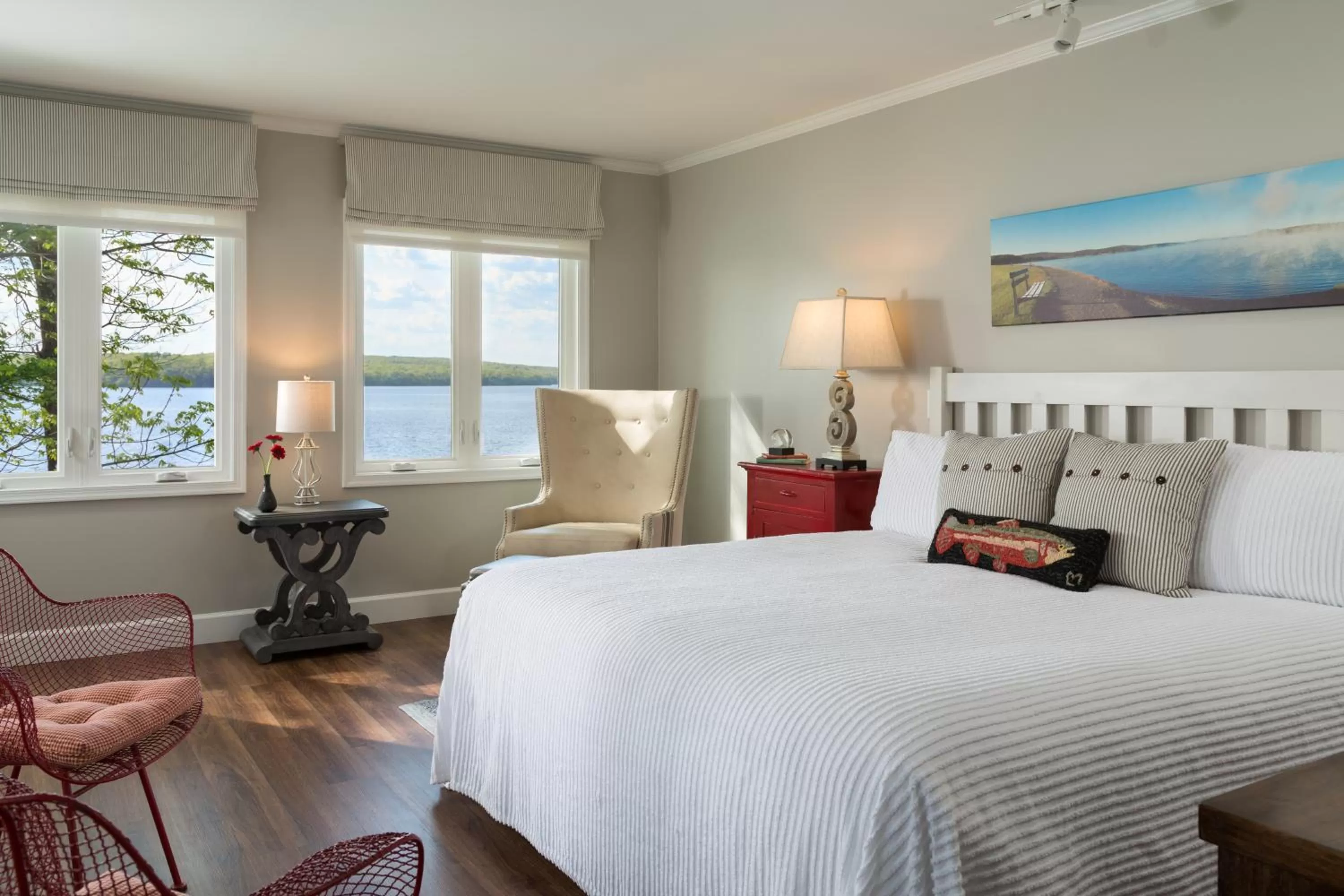 Bed in Silver Birches Resort