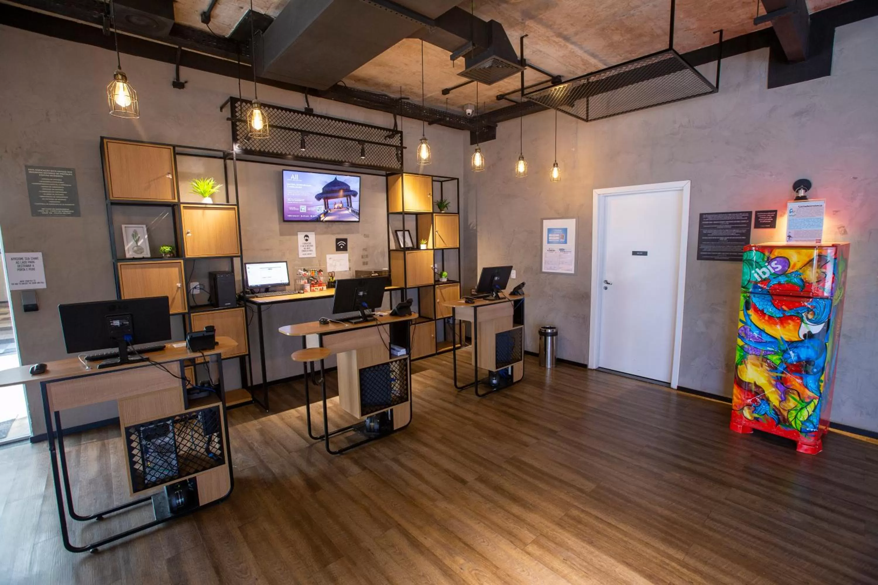 Lobby or reception in ibis Cuiaba Shopping