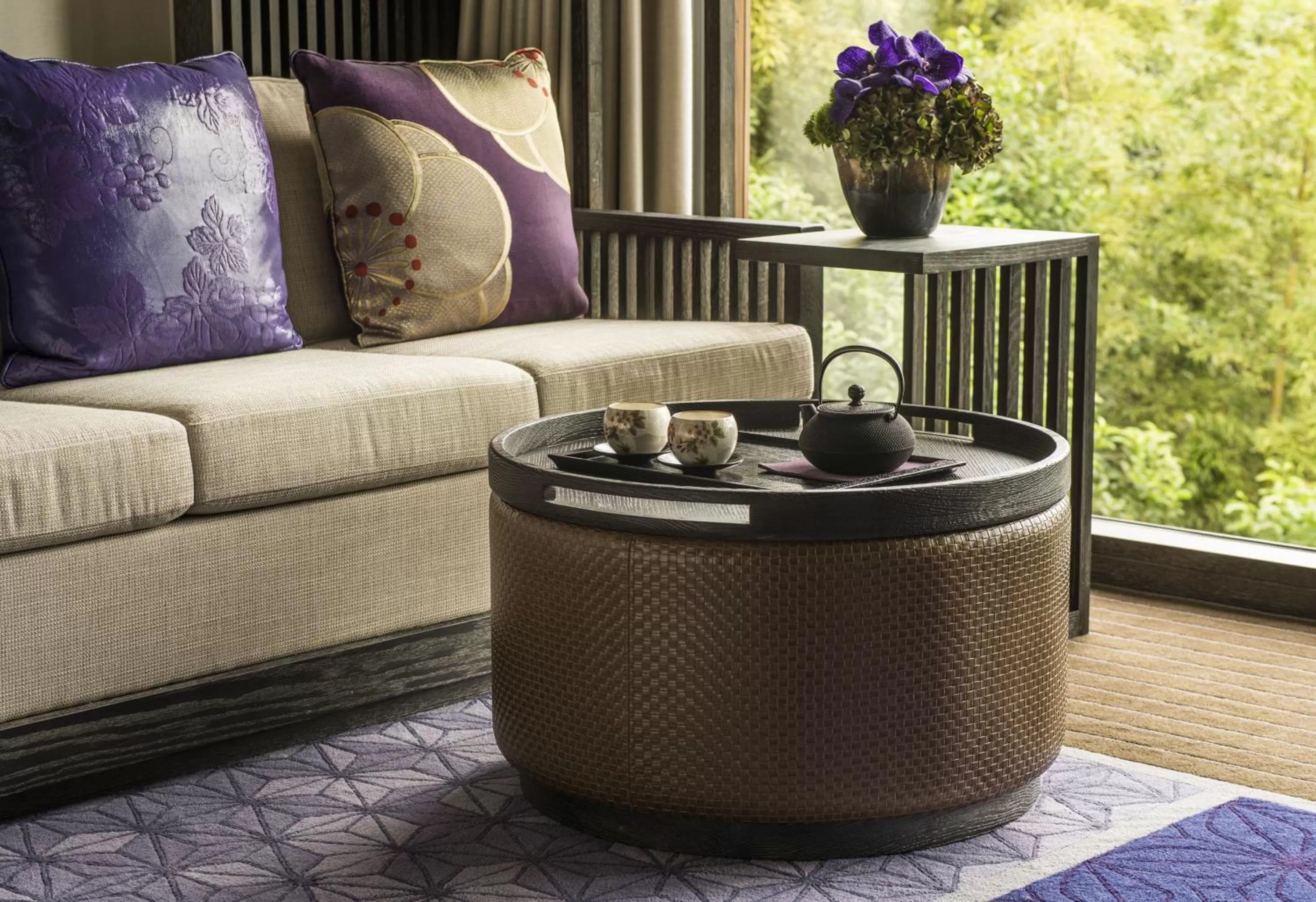 Living room in Four Seasons Hotel Kyoto