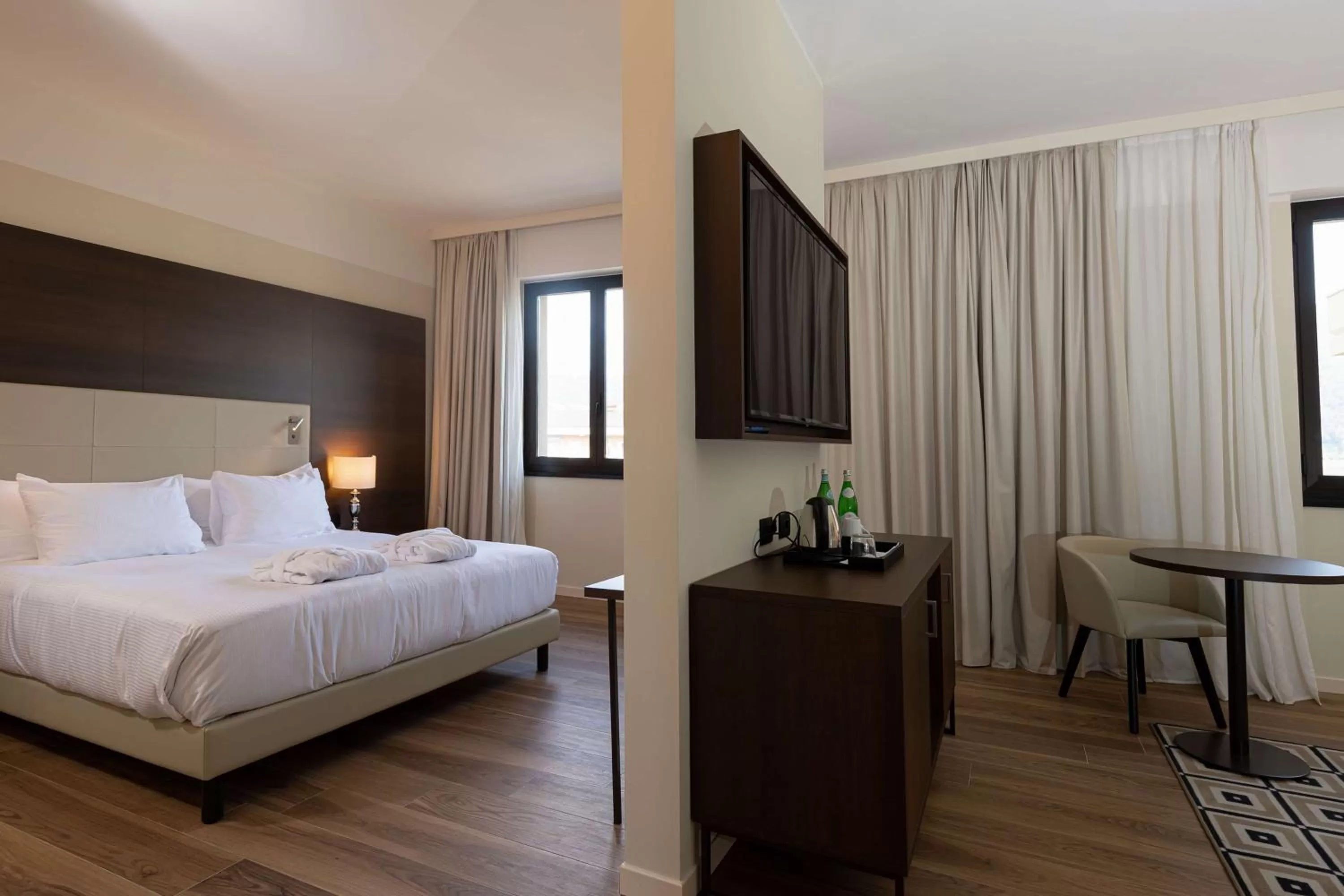 Bed in DoubleTree by Hilton Brescia